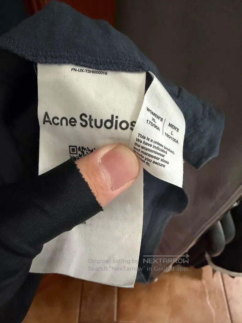 Acne Studios Acne Studios 1996 Series Lettering Printed Long Sleeve Size US L / EU 52-54 / 3 - 4 Thumbnail
