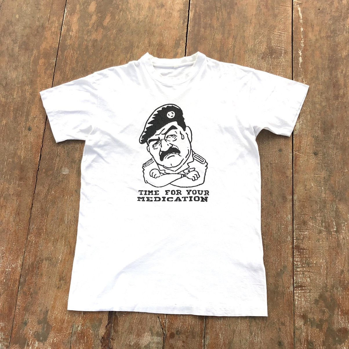 Naked & Famous Vintage 90s Saddam Hussein Rare T Shirt Size US M / EU 48-50 / 2 - 2 Thumbnail