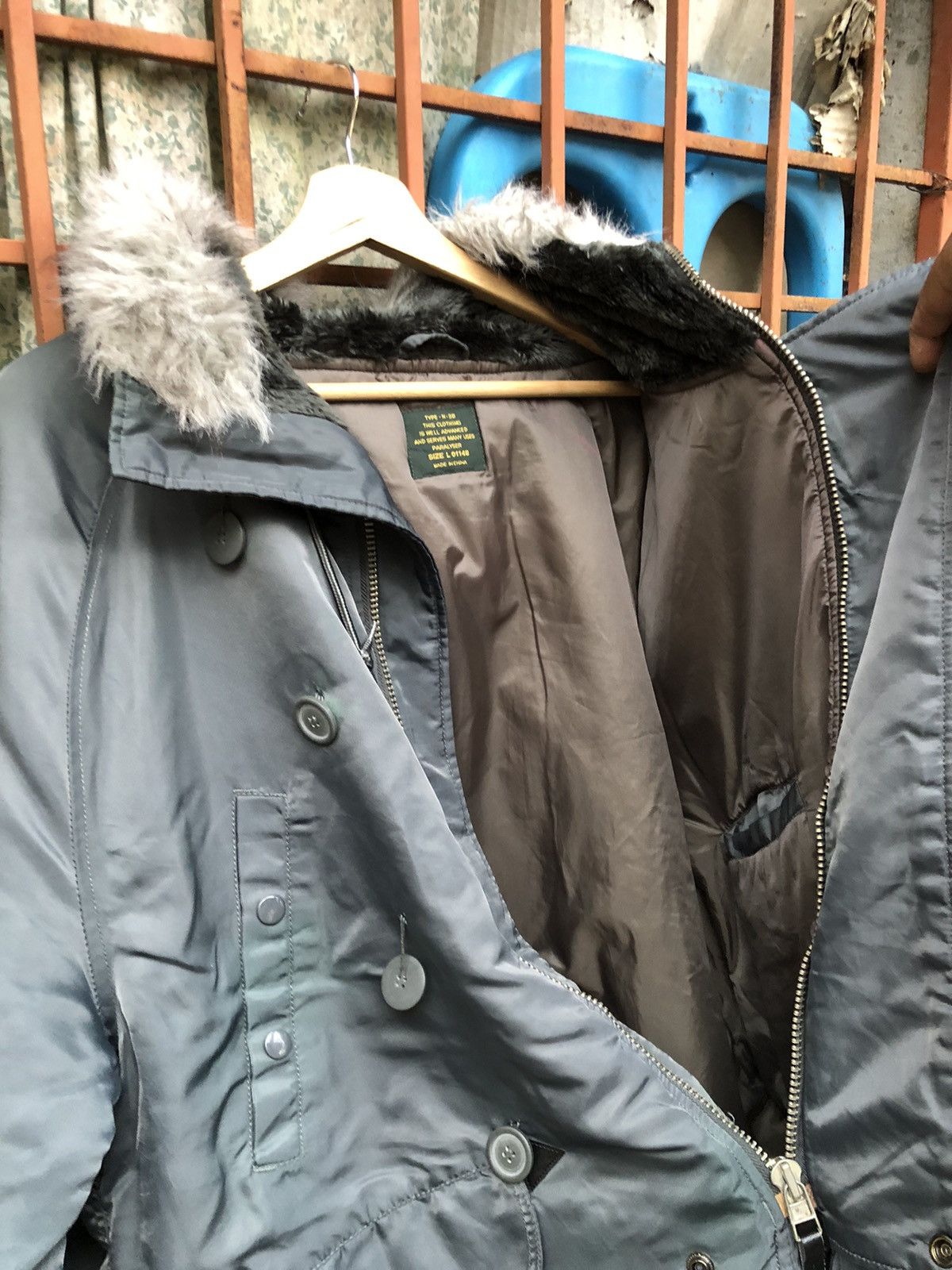 Other Bomber Jacket Overcoat Type - N - 3B Military Size US L / EU 52-54 / 3 - 10 Thumbnail