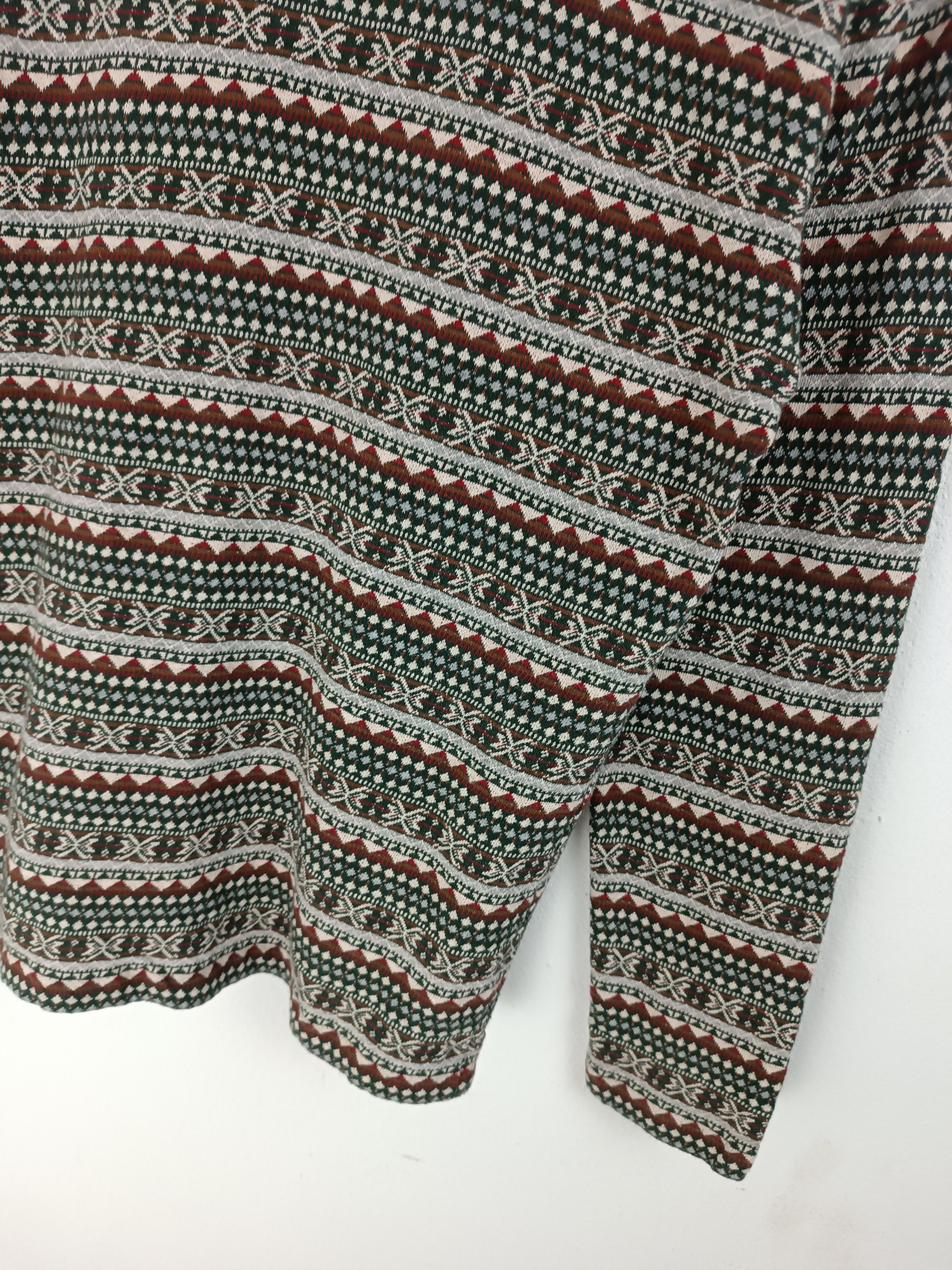 Japanese Brand VINTAGE ATELIER MEIKU TRIBAL RETRO KNITWEAR VERY RARE Size M / US 6-8 / IT 42-44 - 18 Thumbnail