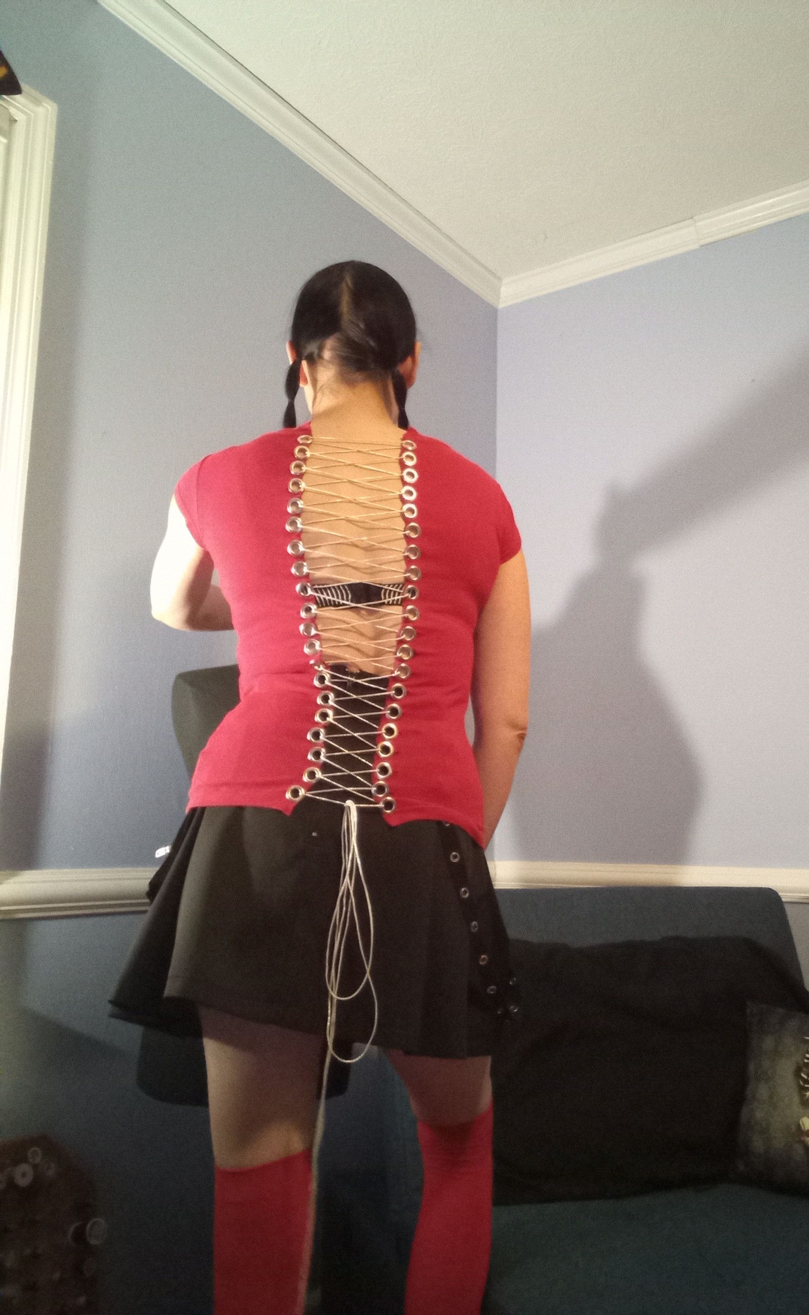 Other Upcycled Ninja Lace Up Shirt - XS Size XS / US 0-2 / IT 36-38 - 2 Thumbnail