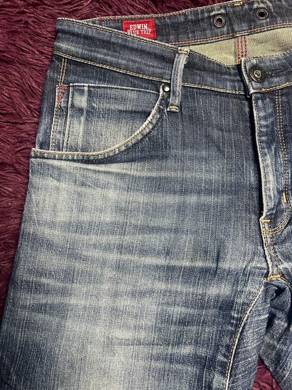 Edwin Edwin Blue Trip E501 Denim Jeans (45) Size US 30 / EU 46 - 3 Thumbnail