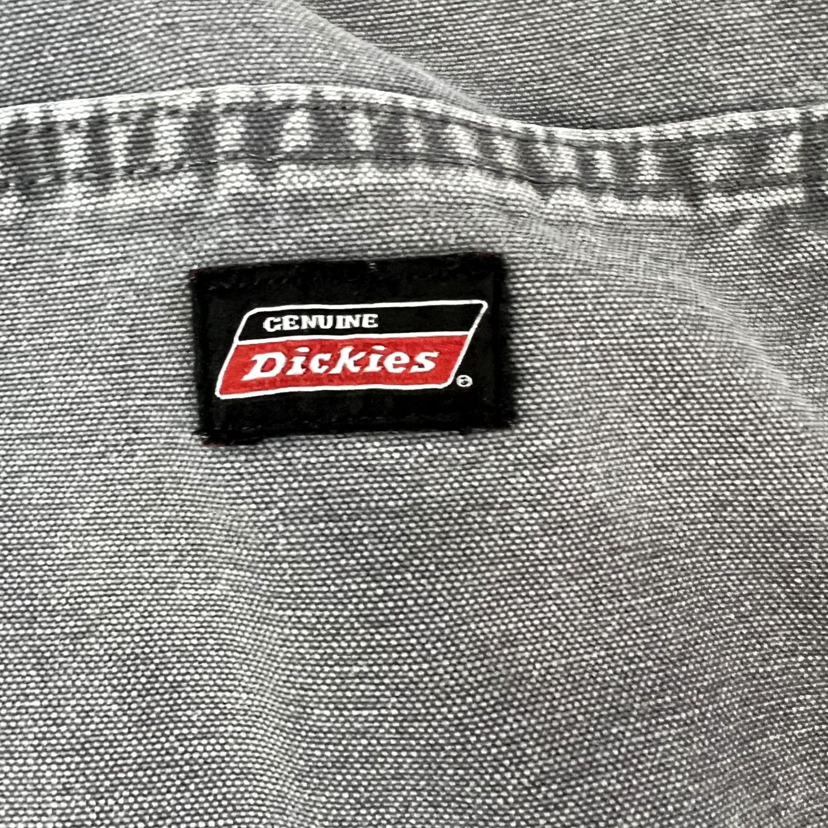Dickies Genuine Dickies Pants Mens 37x28 Gray Canvas Carpenter Workwear Straight Leg Pants Size US 36 / EU 52 - 2 Thumbnail