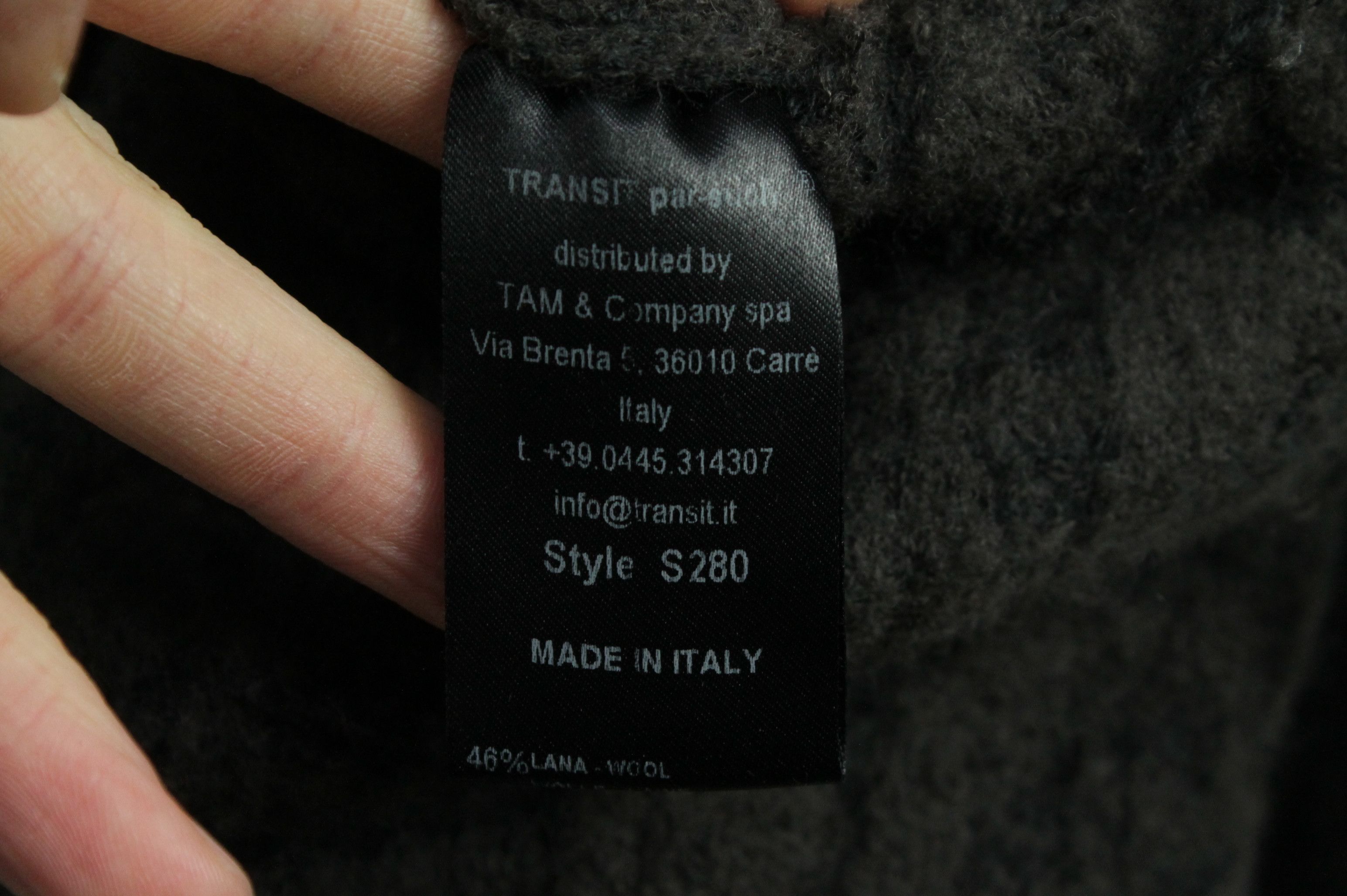 Transit Transit Par-Such Wool Mohair Blend Lagenlook Coat Size L / US 10 / IT 46 - 10 Thumbnail