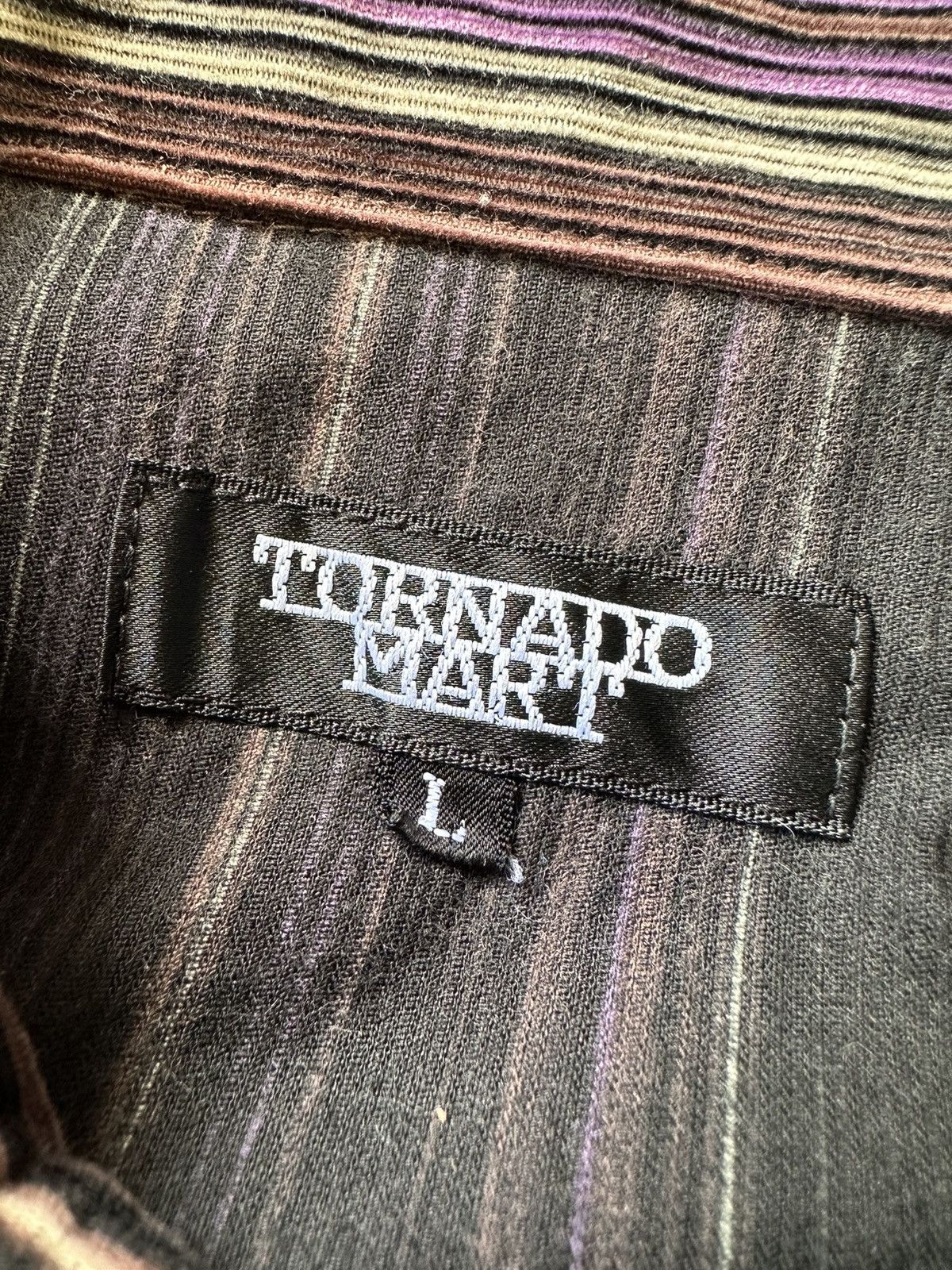 Tornado Mart SS2005 Tornado Mart striped cord western shirt Size US M / EU 48-50 / 2 - 12 Thumbnail