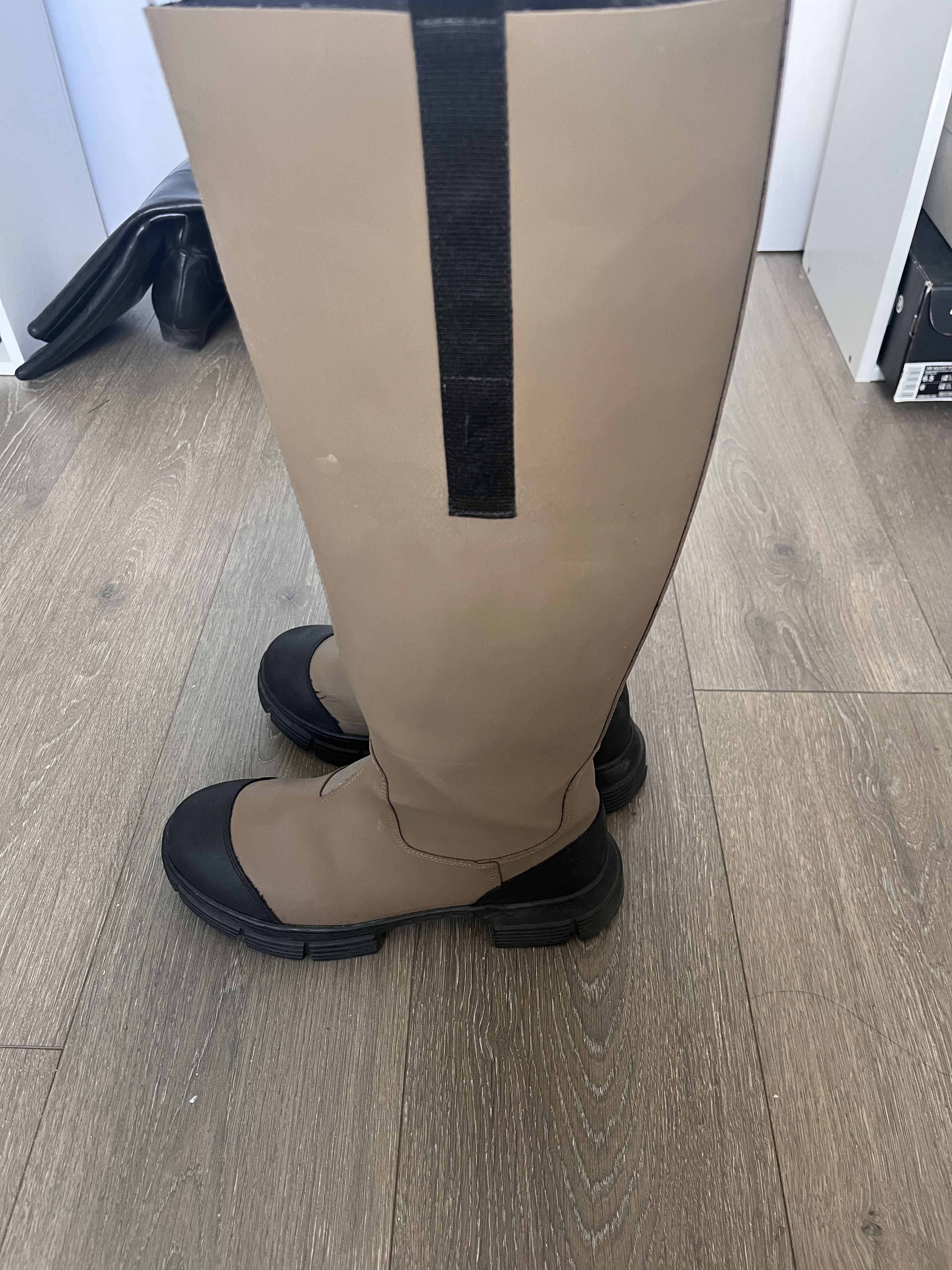 Ganni ganni tan rain boots Size US 9 / IT 39 - 4 Thumbnail