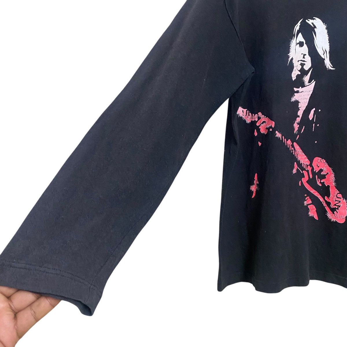 Nirvana Y2K 'Grungerock Spirit Highschool' Kurt Cobain Longsleeve Size US L / EU 52-54 / 3 - 4 Thumbnail