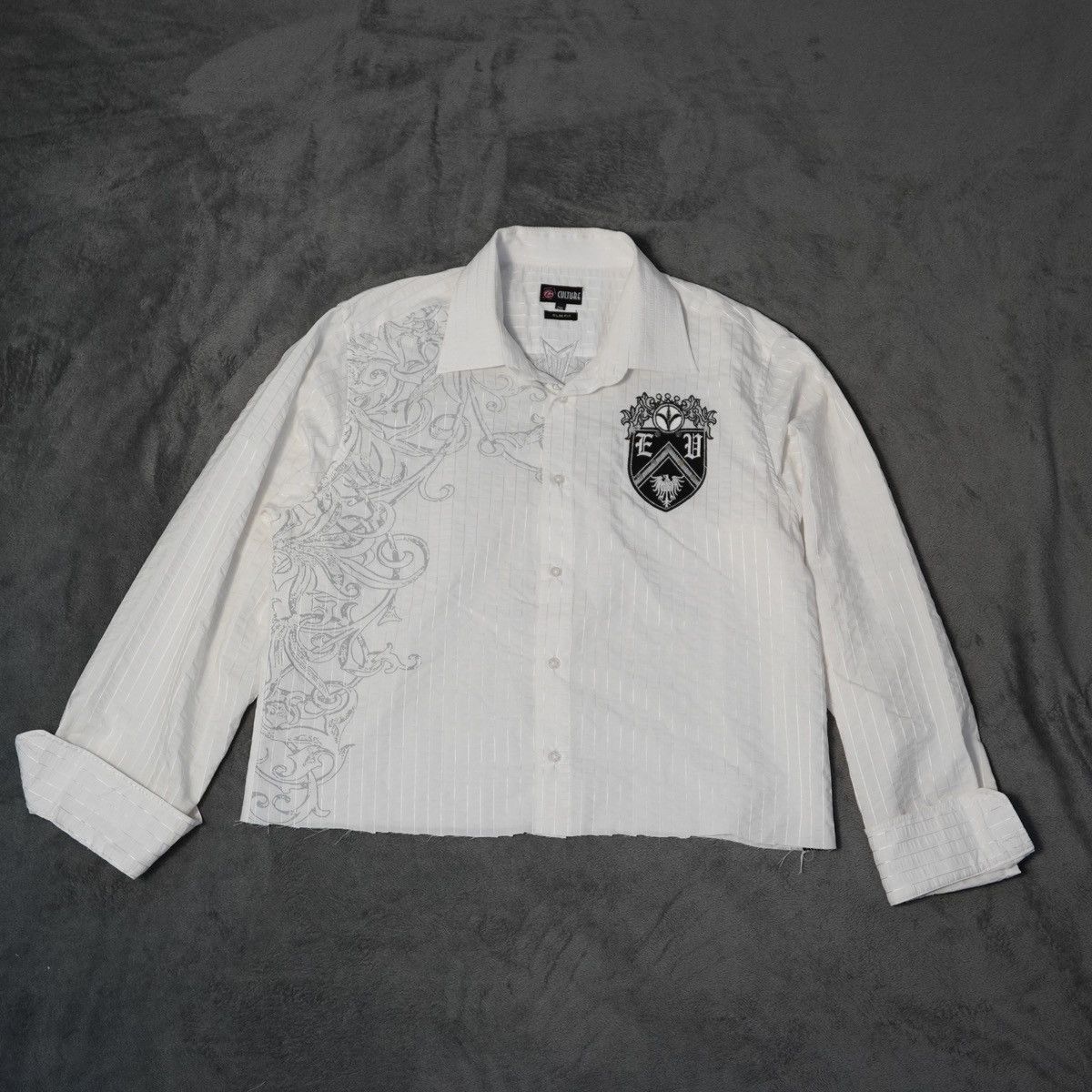 Other White Printed Long Sleeve Button Up Size US L / EU 52-54 / 3 - 1 Thumbnail