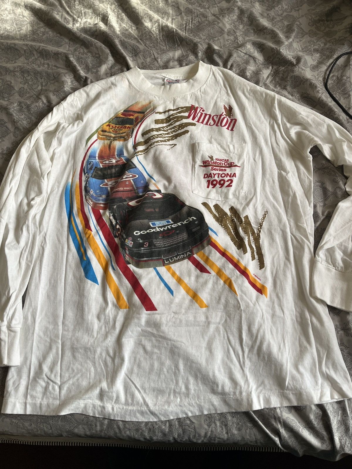 Daytona × NASCAR × Vintage Vintage 1992 Nascar Winston cup series Daytona LS Size US XL / EU 56 / 4 - 1 Thumbnail