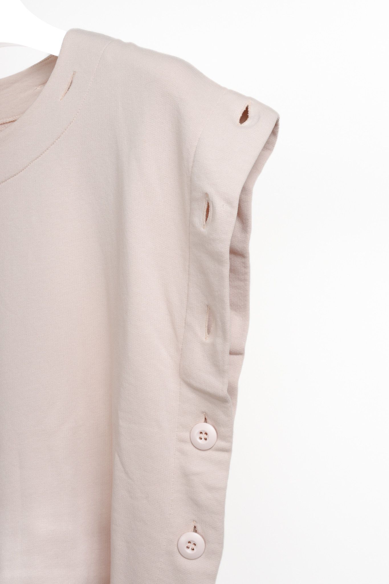 Maison Margiela Maison Margiela MM6 Pink Convertible Buttons Sweatshirt Size M / US 6-8 / IT 42-44 - 6 Thumbnail