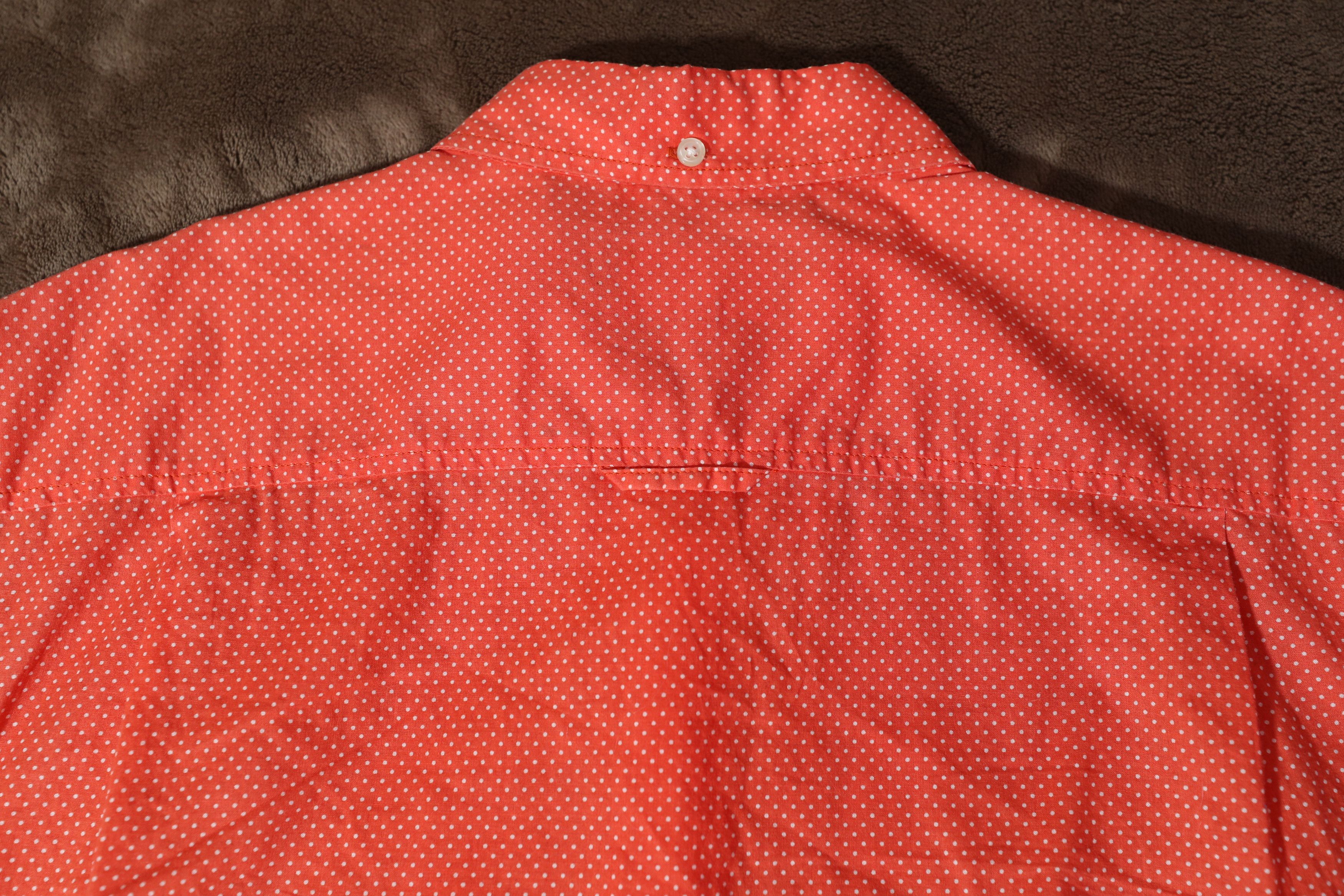 Supreme Supreme Salmon Polkadot Short Sleeve Buttondown (XL) Size US XL / EU 56 / 4 - 10 Thumbnail