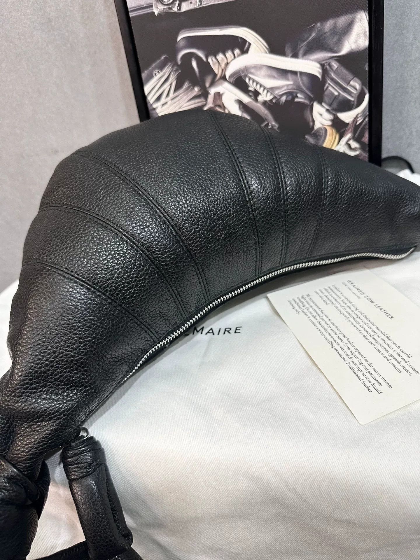 Lemaire Lemaire Black Small Croissant Bag Size ONE SIZE - 1 Thumbnail