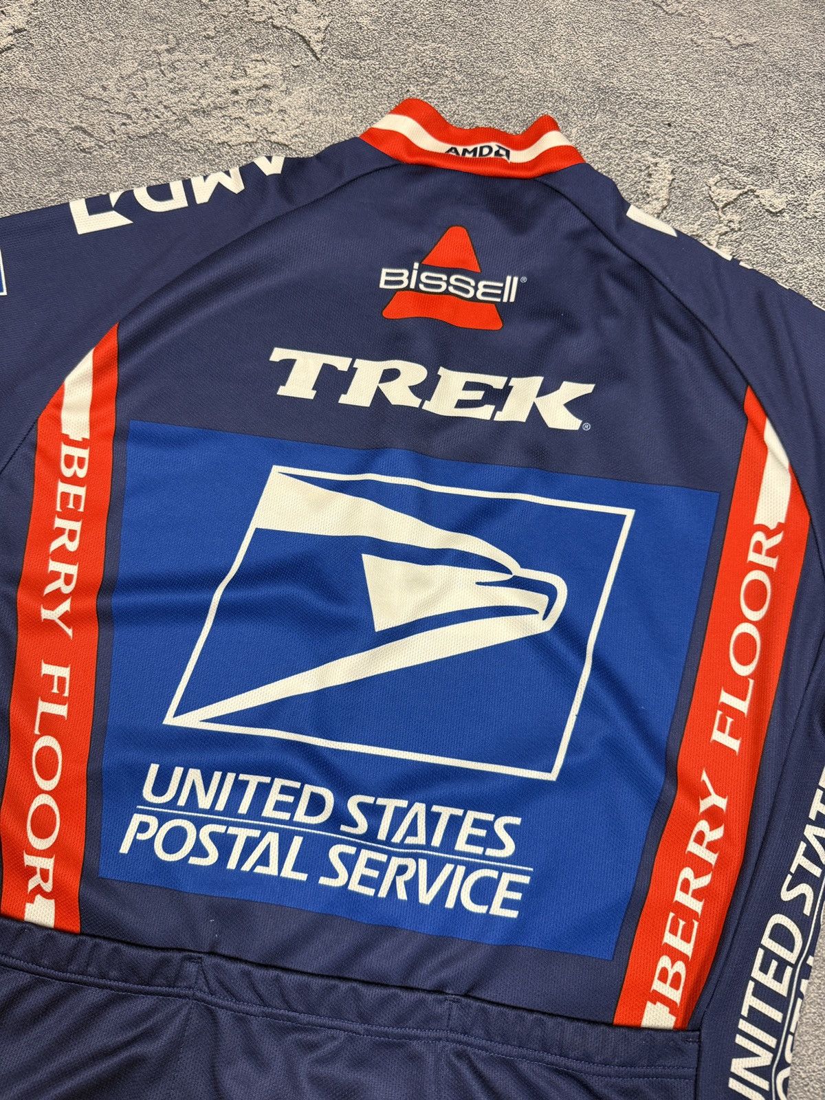 Nike × Vintage USPS Cycling Jersey Nike Subaru Trek Pockets Half-Zip Size US M / EU 48-50 / 2 - 6 Thumbnail
