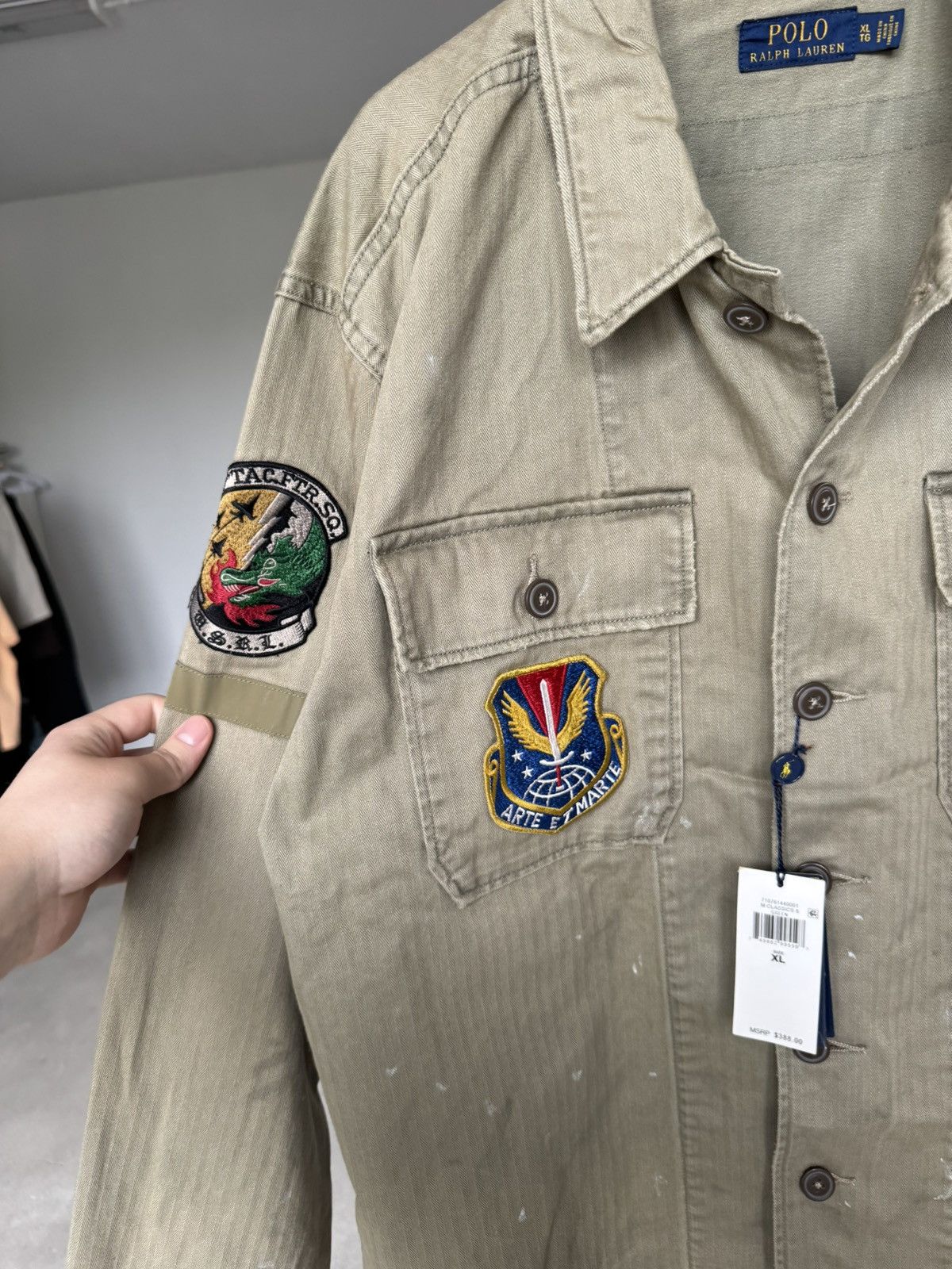 Ralph Lauren New Polo Ralph Lauren Military Jacket Japan Size US XL / EU 56 / 4 - 7 Thumbnail
