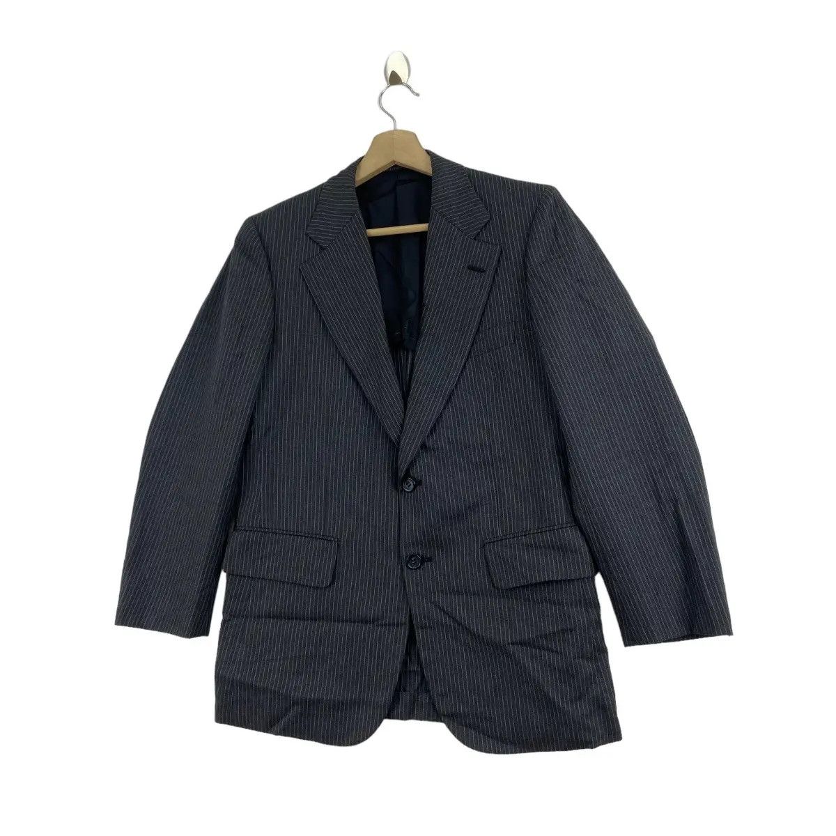 Pierre Cardin Vtg PIERRE CARDIN PARIS Pret A Porter Striped Blazer 2 Size 34R - 4 Thumbnail