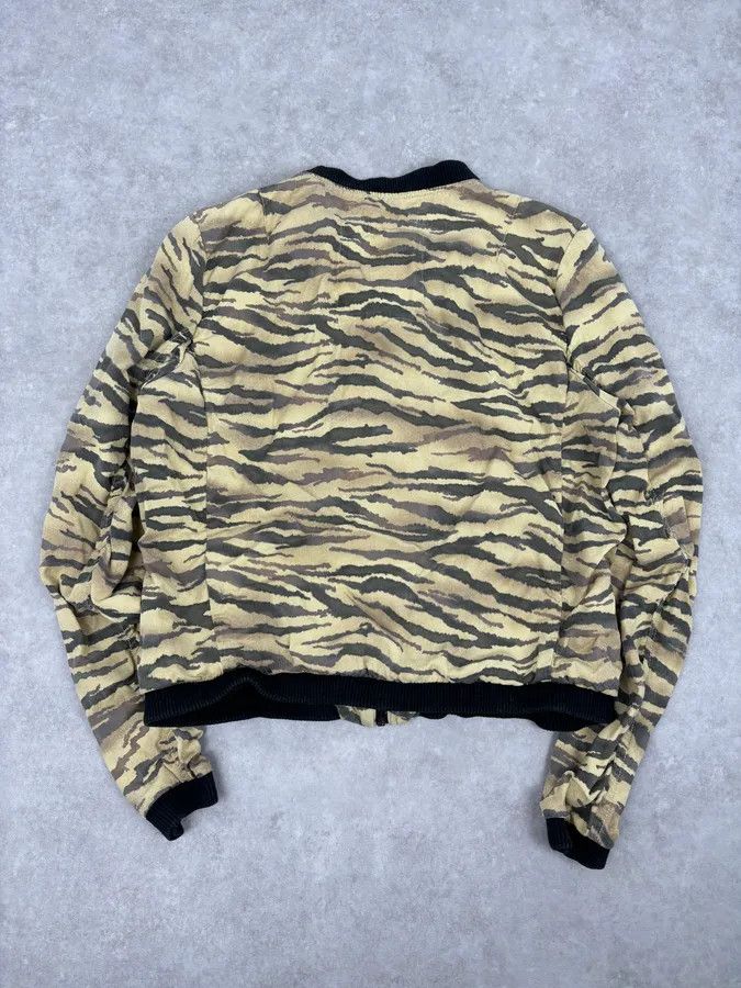 Polo Ralph Lauren 2010s Ralph Lauren Beige Zebra Print Bomber Jacket Size S / US 4 / IT 40 - 5 Thumbnail