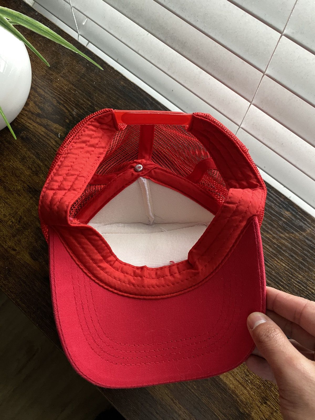 Vintage Vintage Funny Dicks Morning Wood Trucker Hat Size ONE SIZE - 5 Thumbnail