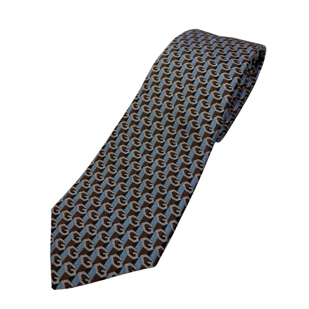 Gucci Gucci Gucci G Logo Jacquard Silk Tie Textile Necktie 796414 DUTY FREE for USA Size ONE SIZE - 1 Thumbnail