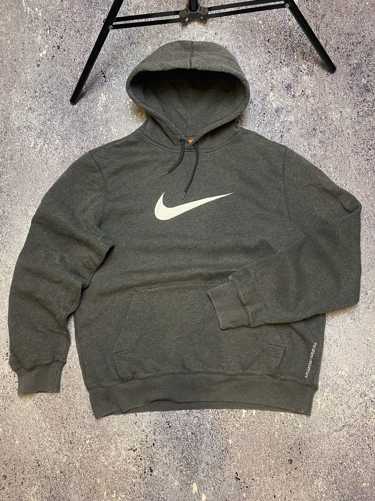 Nike × Vintage 💥JAPANESE NIKE VINTAGE SWOOSH HOODIE Size US L / EU 52-54 / 3 - 3 Thumbnail