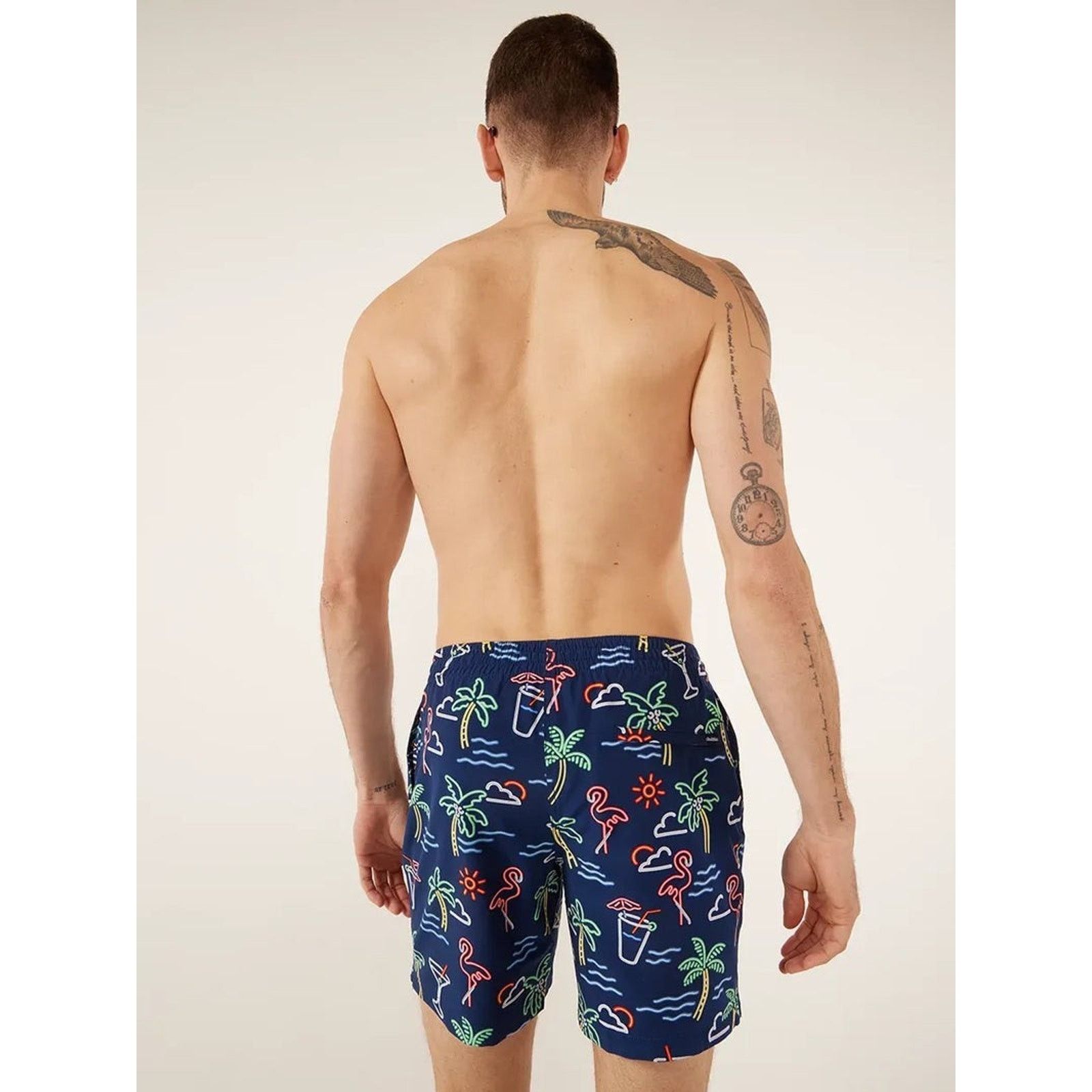 Chubbies CHUBBIES NEON LIGHTS MENS STRETCH ELASTIC 5.5" Swim Trunks Size US 26 / EU 42 - 5 Thumbnail