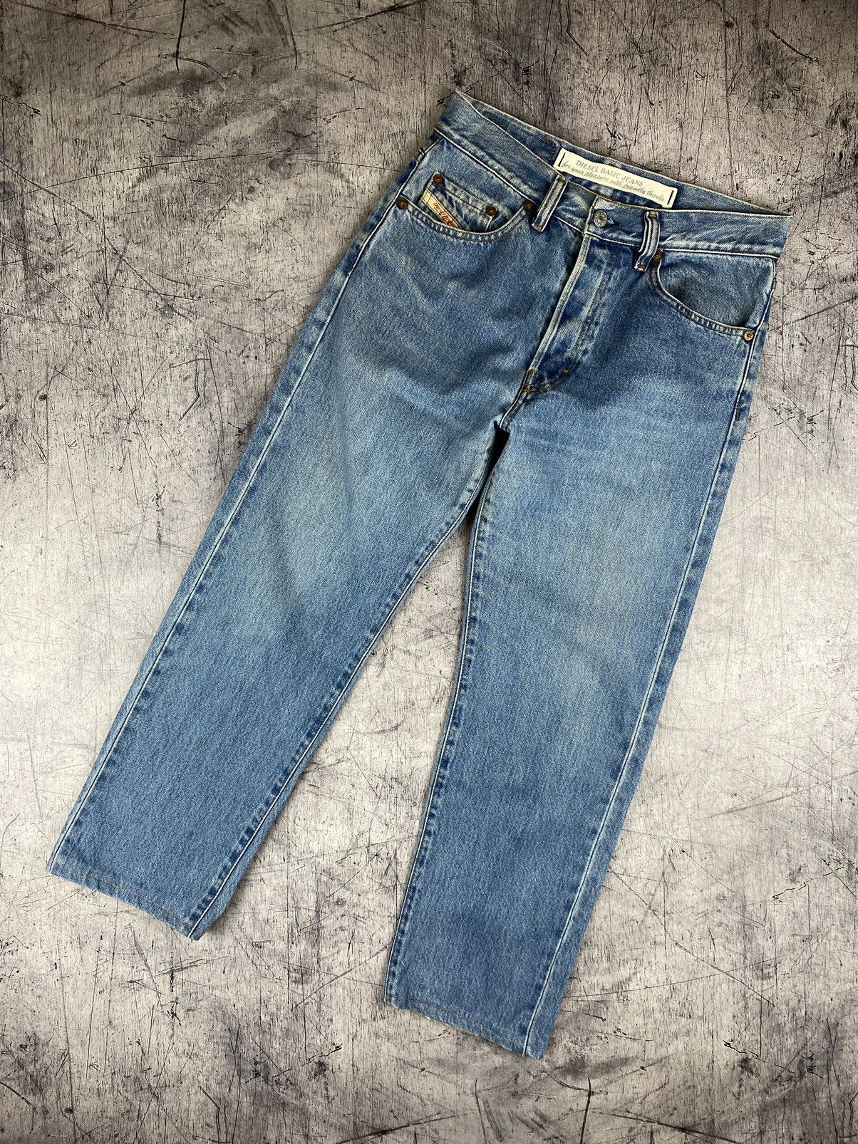 Diesel × Jean × Vintage Vintage Diesel Designer y2k baby blue Jeans Size 29 Size US 29 - 5 Thumbnail