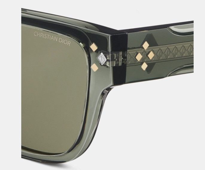 Dior o1w1db11124 Size: OS / Square Sunglasses in Green Size ONE SIZE - 4 Thumbnail