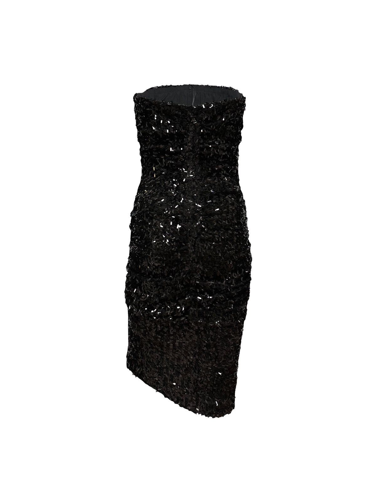 Dolce & Gabbana DOLCE&GABBANA Fall Winter 2016 Sequin Tube Top Midi Dress Size L / US 10 / IT 46 - 2 Thumbnail