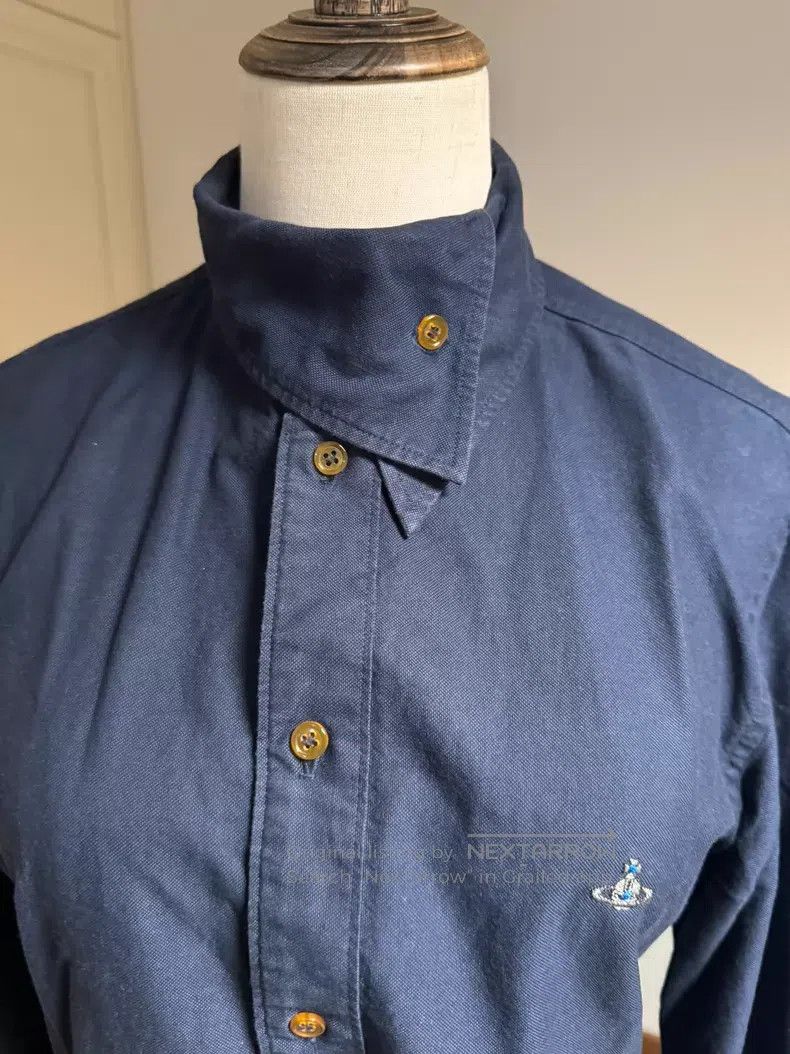 Vivienne Westwood Vivienne Westwood Asymmetric collar and lapel dark blue/ n Size L / US 10 / IT 46 - 2 Thumbnail
