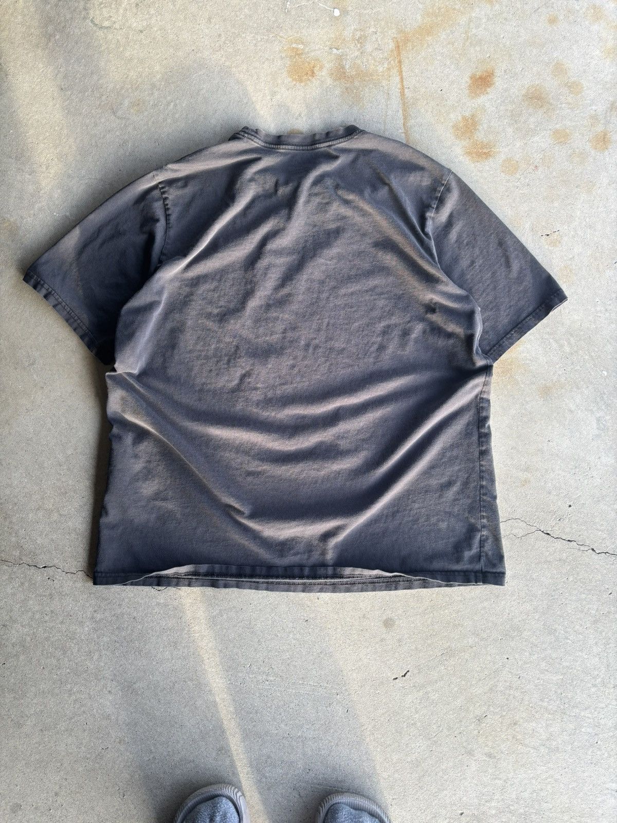 Levi's Crazy Faded Black Levis Boxy Smoked Out Eagle Tee Size US L / EU 52-54 / 3 - 2 Thumbnail
