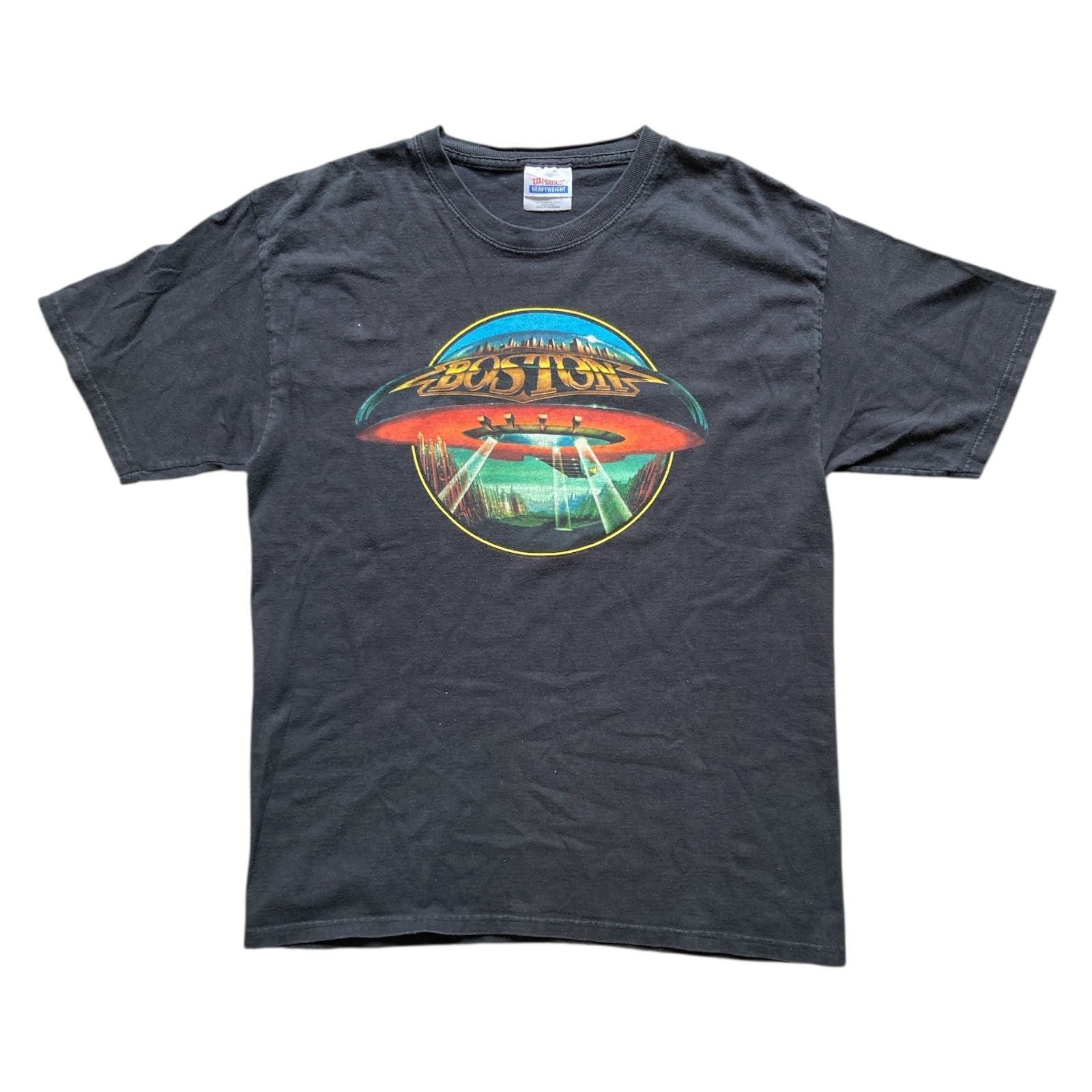 Hanes 1978 BOSTON WORLD TOUR, HANES HEAVYWEIGHT Original Tour Merc Size US M / EU 48-50 / 2 - 1 Thumbnail