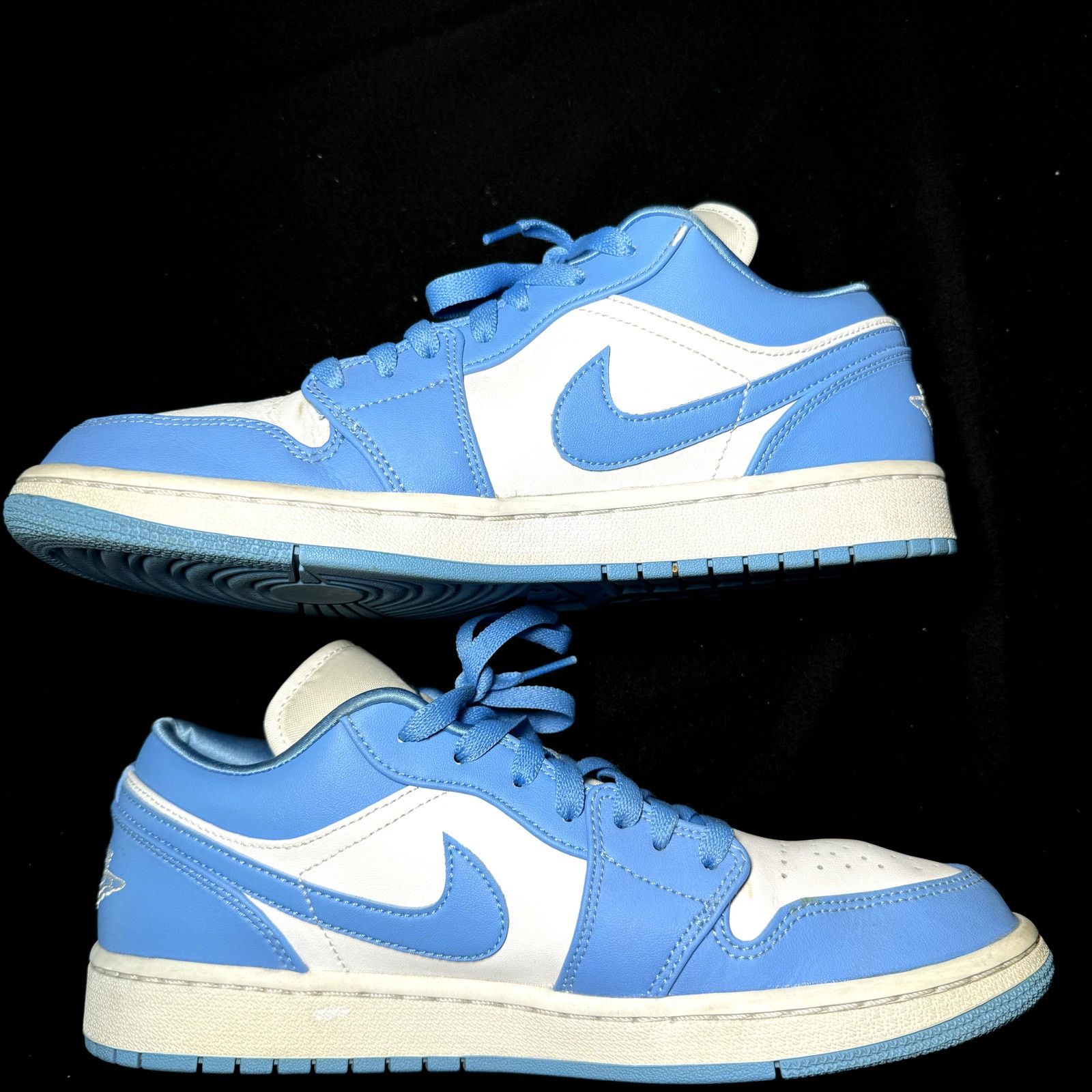 Jordan Brand × Nike Wmns Nike Air Jordan 1 Low UNC Women's Shoes - Size 11 Size US 11 / IT 41 - 4 Thumbnail