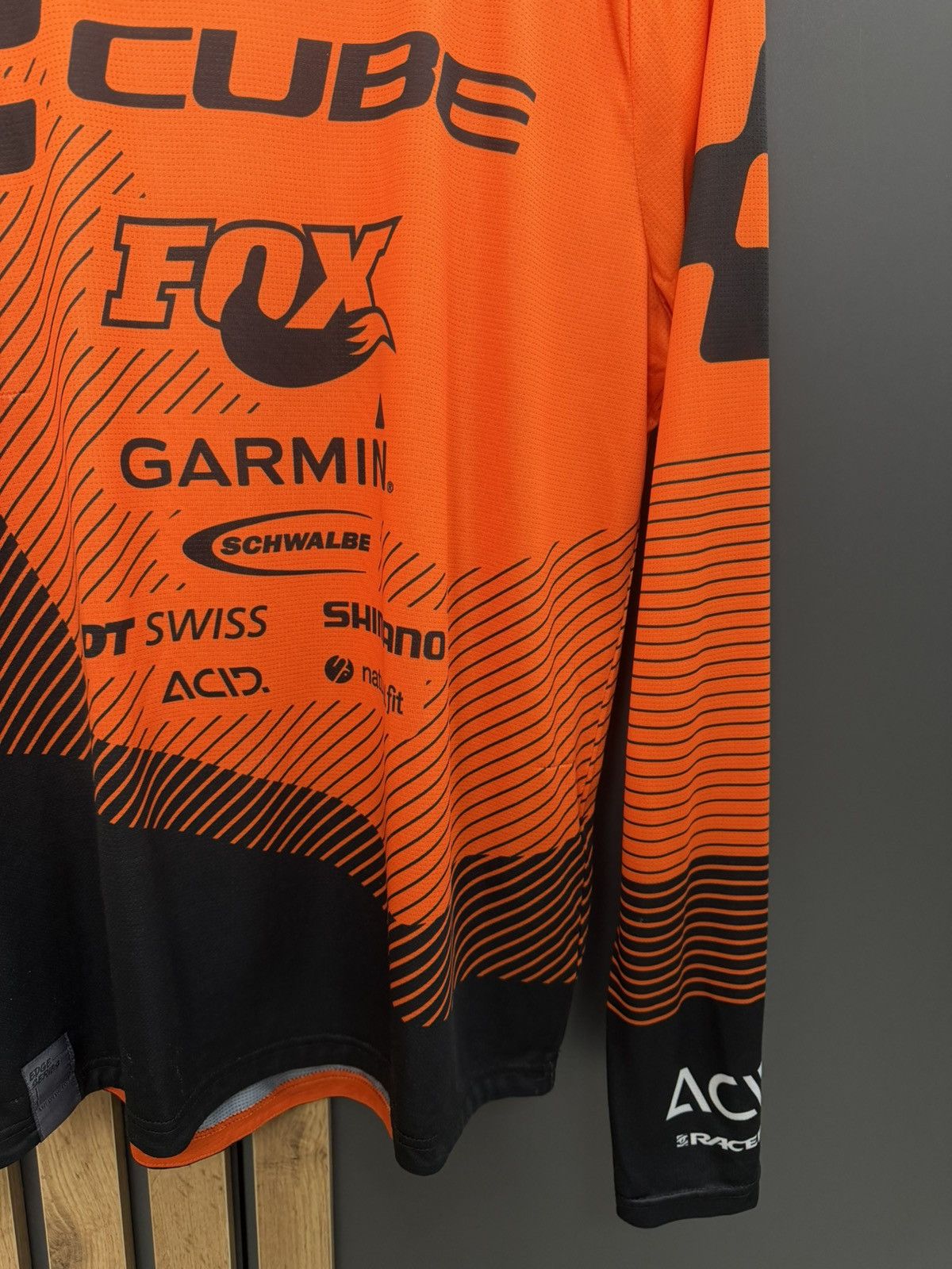 Vintage Cube Fox Garmin MTB Cycling Jersey Long Sleeve Size M Size US M / EU 48-50 / 2 - 4 Thumbnail