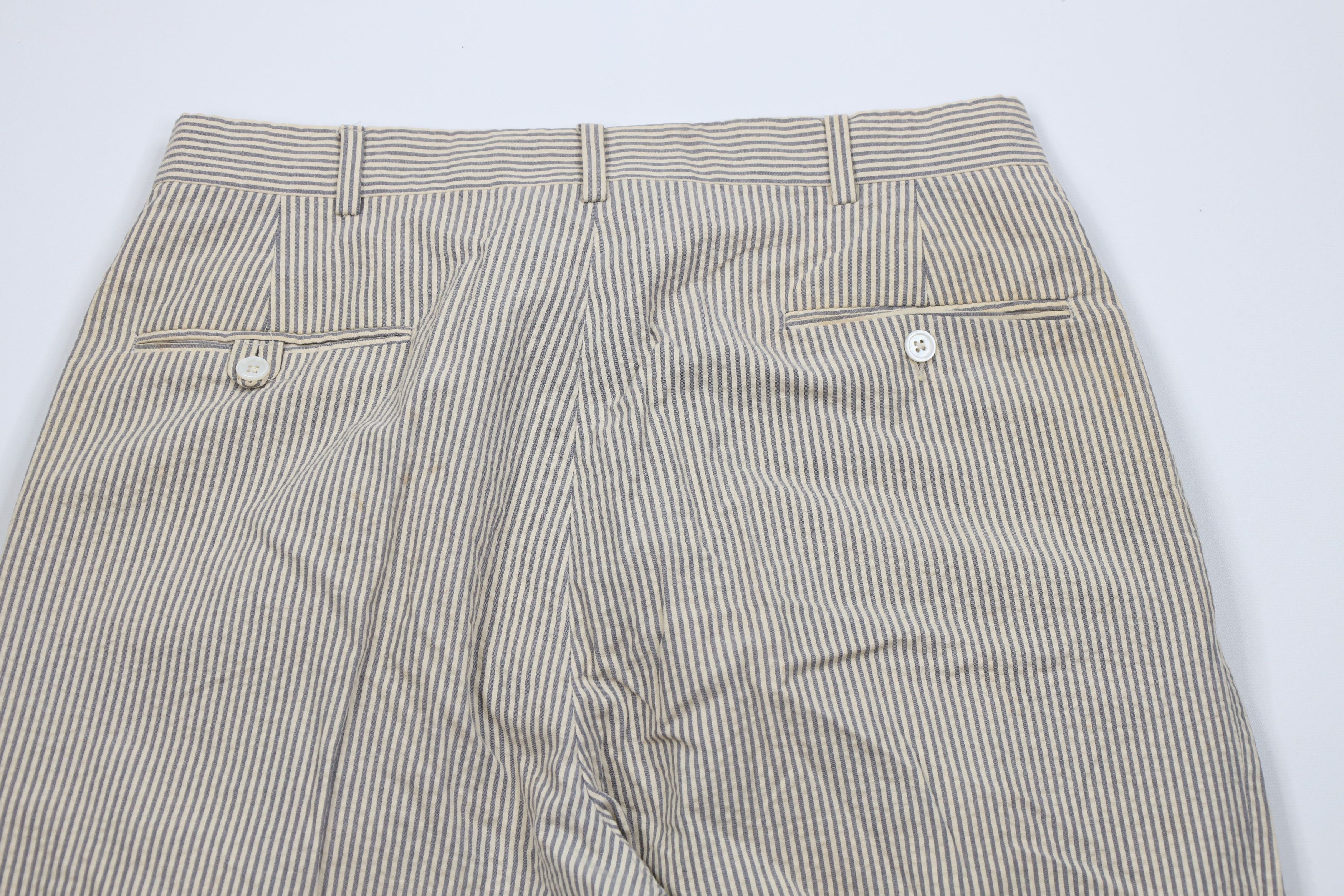 Polo Ralph Lauren Vintage 70s Ralph Lauren Seer Sucker Wide Leg Pants USA Size US 32 / EU 48 - 13 Thumbnail