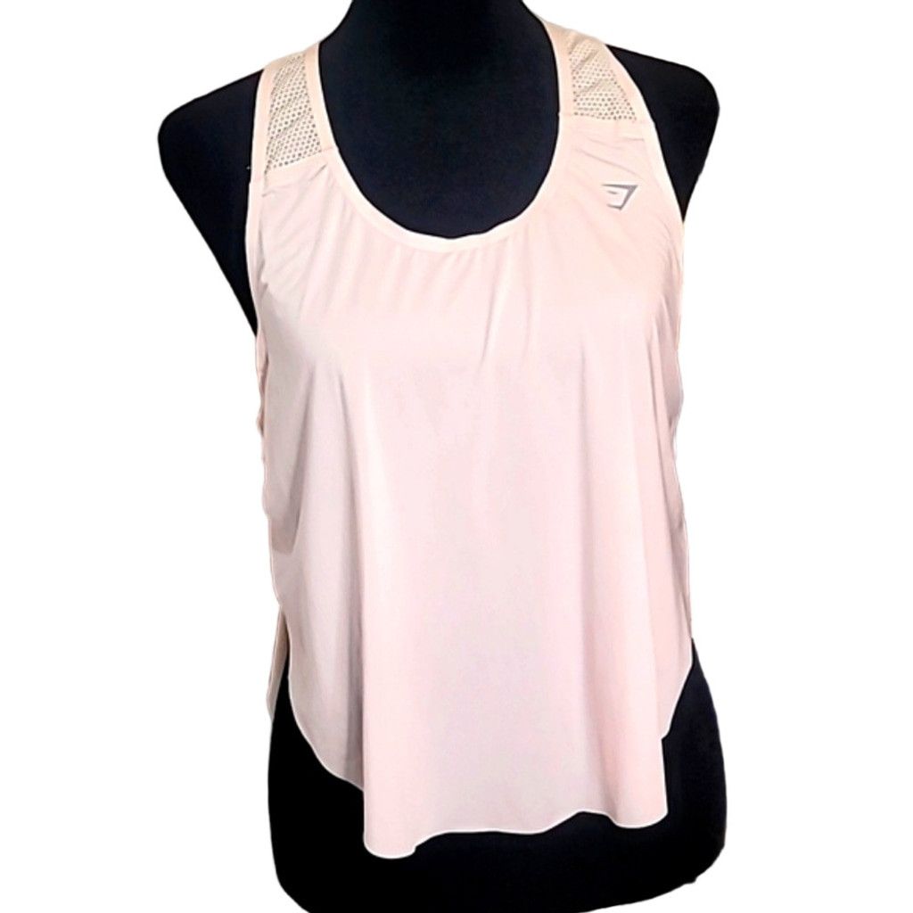 Gymshark RARE 🦈 Gymshark Flow Light Pink Tank Top Size M / US 6-8 / IT 42-44 - 2 Thumbnail