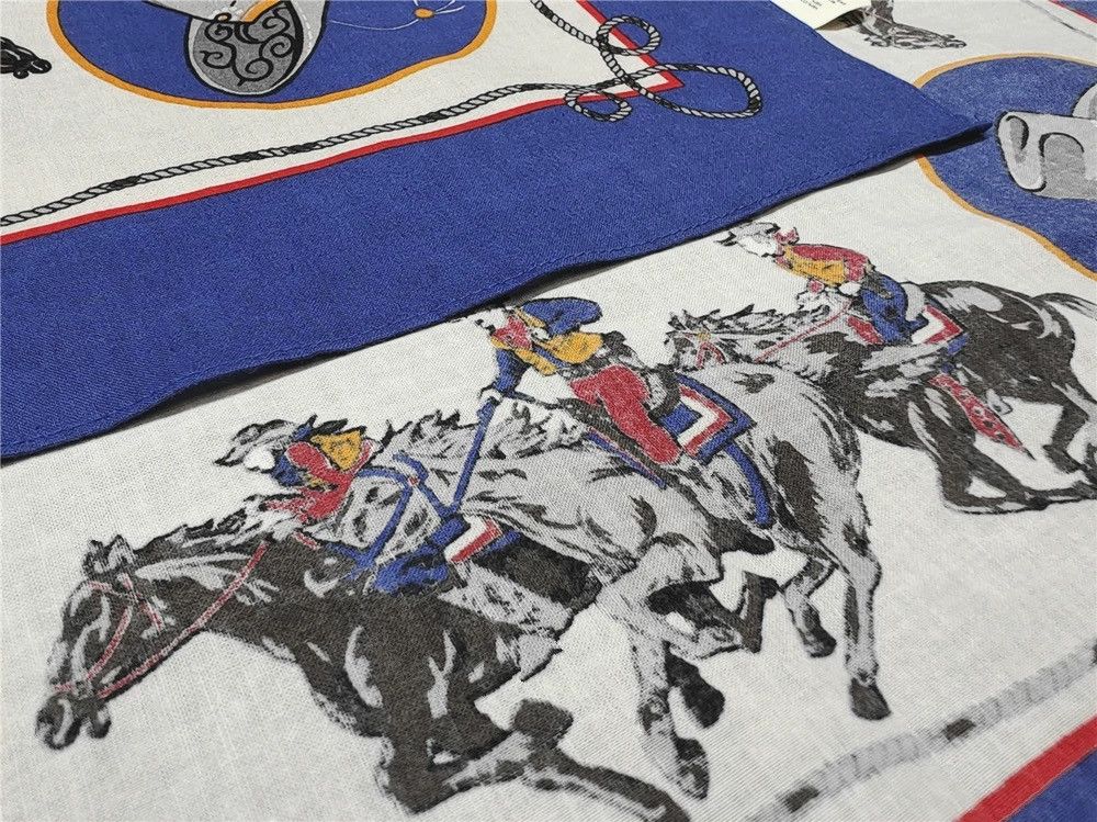 RRL Ralph Lauren RRL Vintage Rodeo Cowboy Bandanna COTTON Scarf handkerchief Size ONE SIZE - 15 Thumbnail