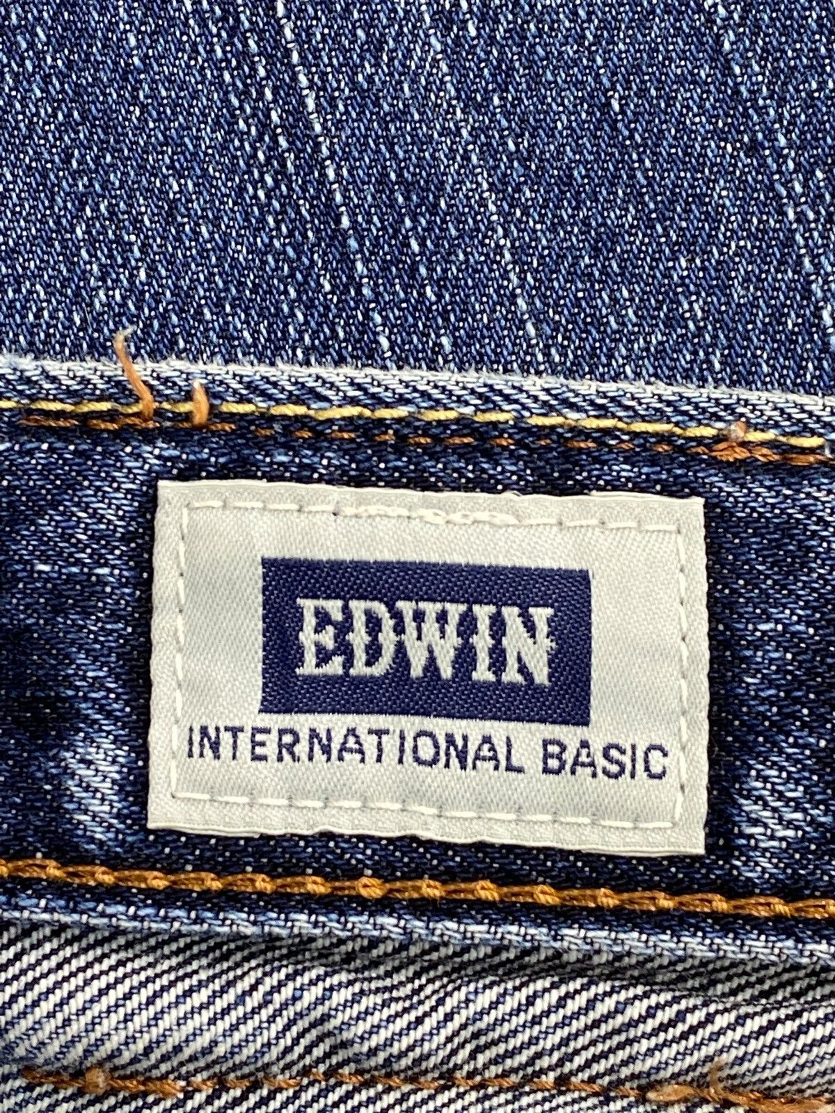 Edwin Edwin Faded Blue Wash Style Patched Distress Loose Jeans Size US 32 / EU 48 - 10 Thumbnail
