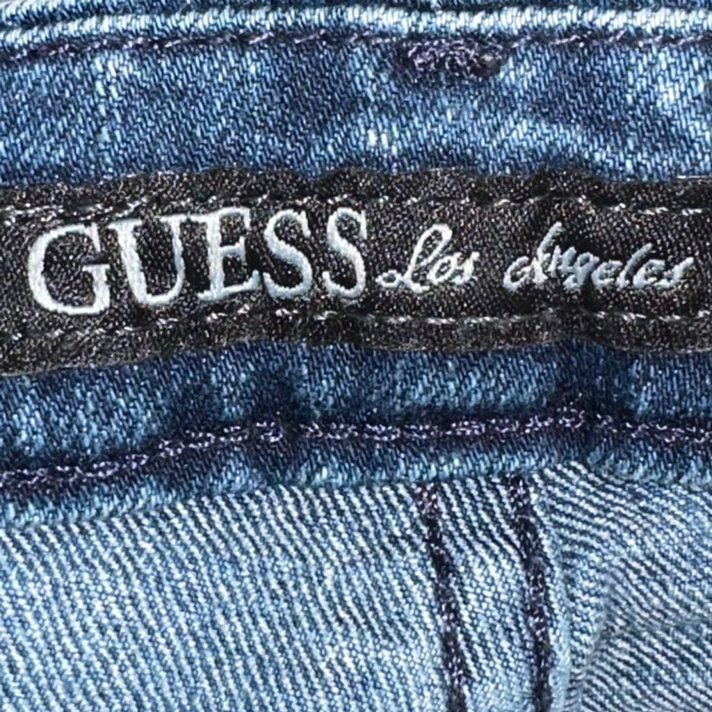 Guess GUESS JEANS Mid-Rise Crop Jean Blue Women’s Size 31. Size 38" / US 16 / IT 52 - 5 Thumbnail
