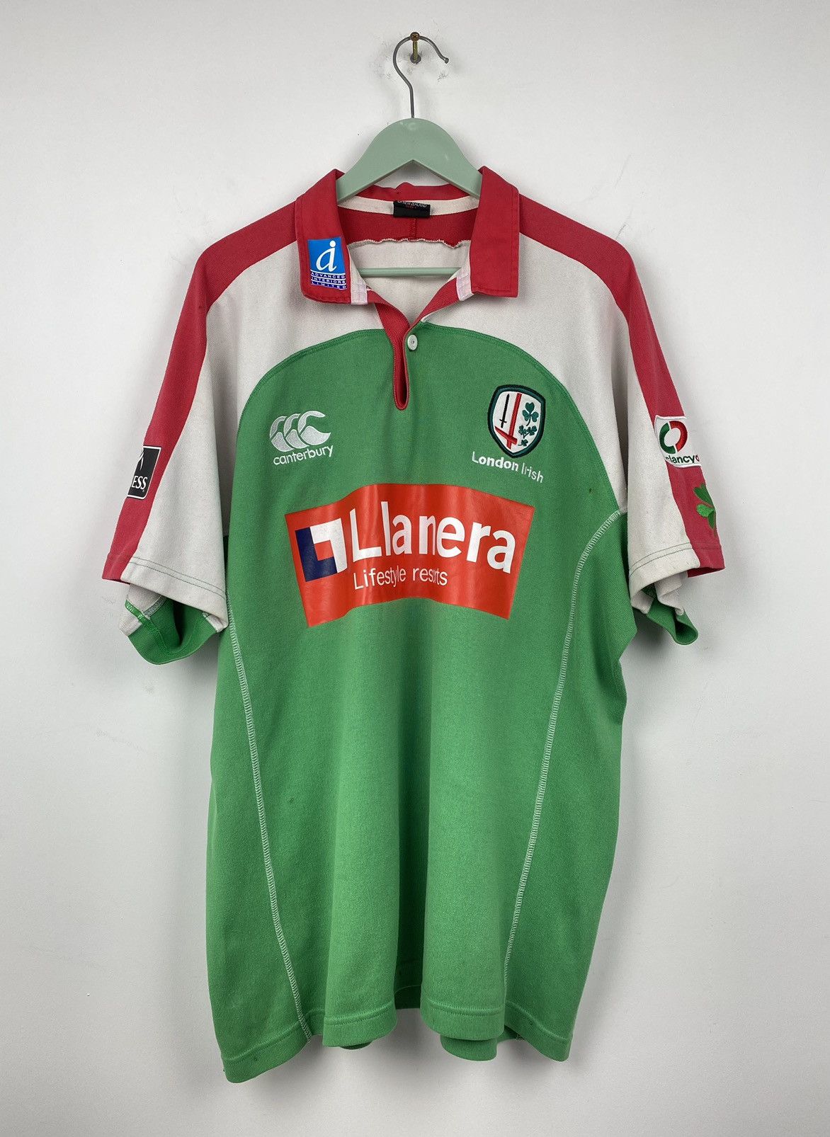 Canterbury of New Zealand Vintage London Irish Canterbury Rugby Jersey T Shirt Kiwis Size US L / EU 52-54 / 3 - 1 Thumbnail