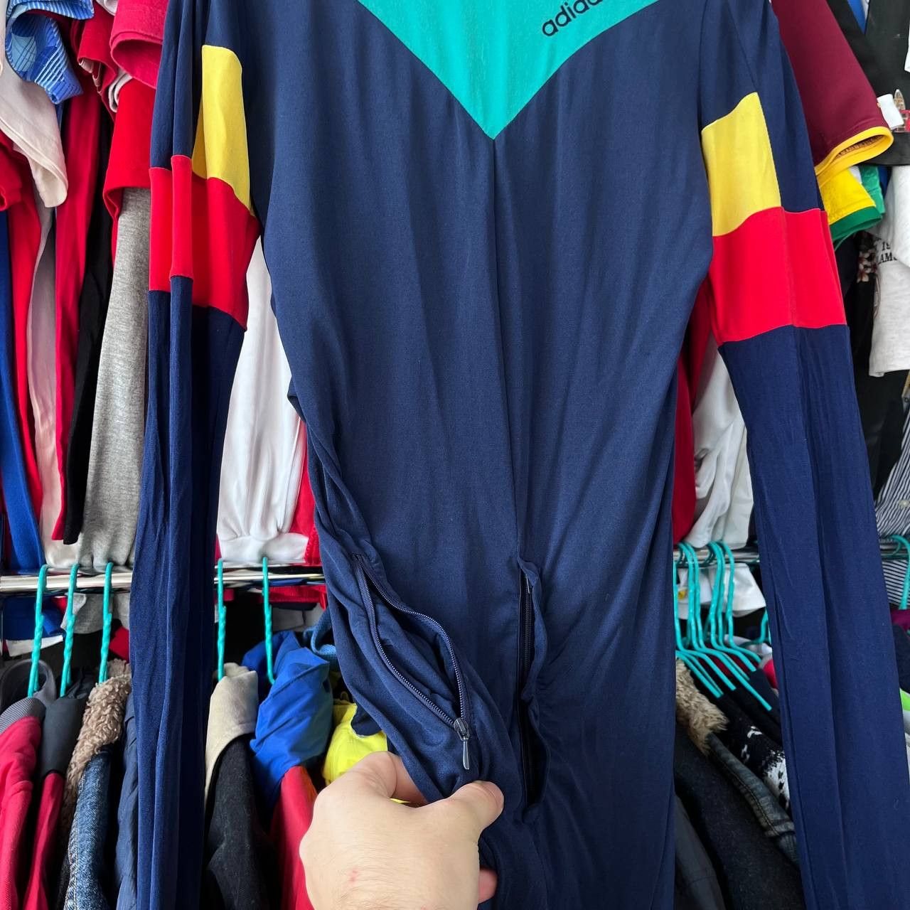 Adidas 80s Adidas Cycling Overalls Tracksuit Made in West Germany Size US 32 / EU 48 - 3 Thumbnail