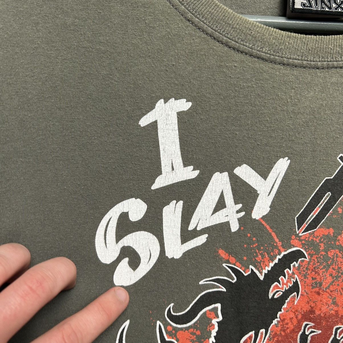 Vintage Vintage Jinx I Slay Dragons Big logo streetwear tee size XL Size US XL / EU 56 / 4 - 5 Thumbnail
