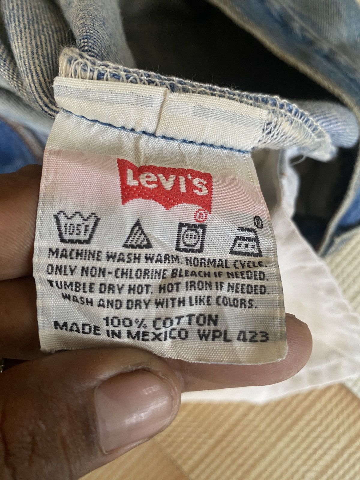 Levi's Vintage Clothing × Vintage Vintage 90’s levis 501 denim Size US 33 - 13 Thumbnail