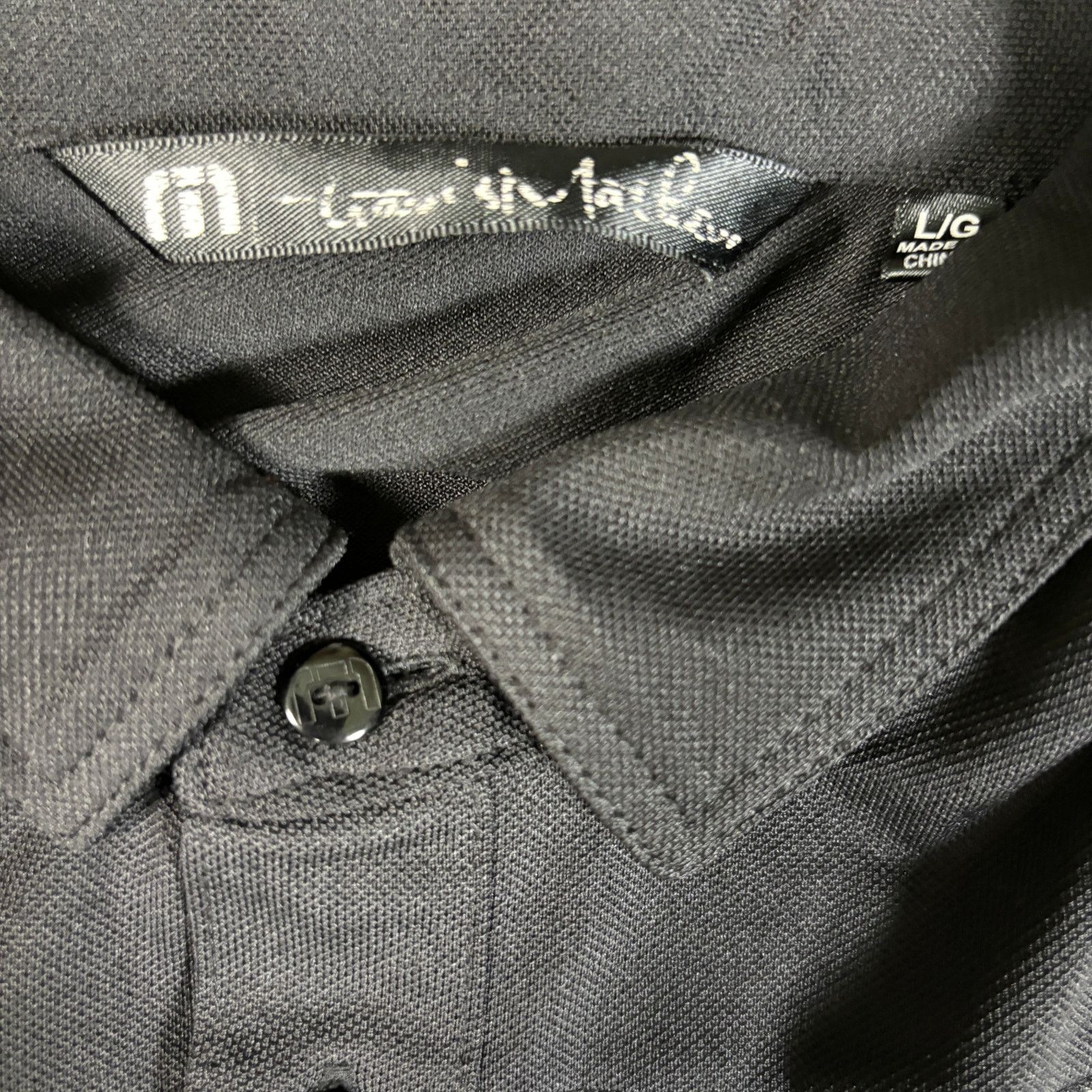 TravisMathew Travis Mathew Polo Shirt Men's Large Black Golf Performance Size US L / EU 52-54 / 3 - 4 Thumbnail