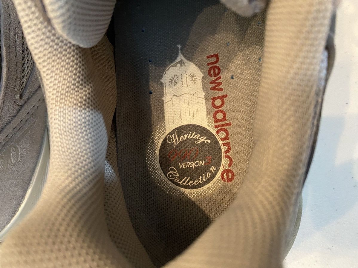 New Balance New Balance 990v3 Made in USA Gray White Suede Heritage 8 LN Size US 8 / EU 41 - 3 Thumbnail