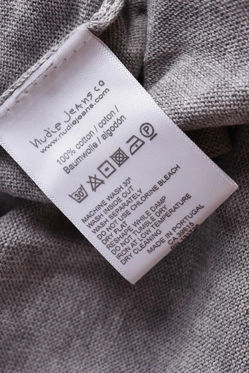 Nudie Jeans Nudie Jeans Co Grey Long Sleeve Fine Knit Cotton Sweater Size US M / EU 48-50 / 2 - 5 Thumbnail
