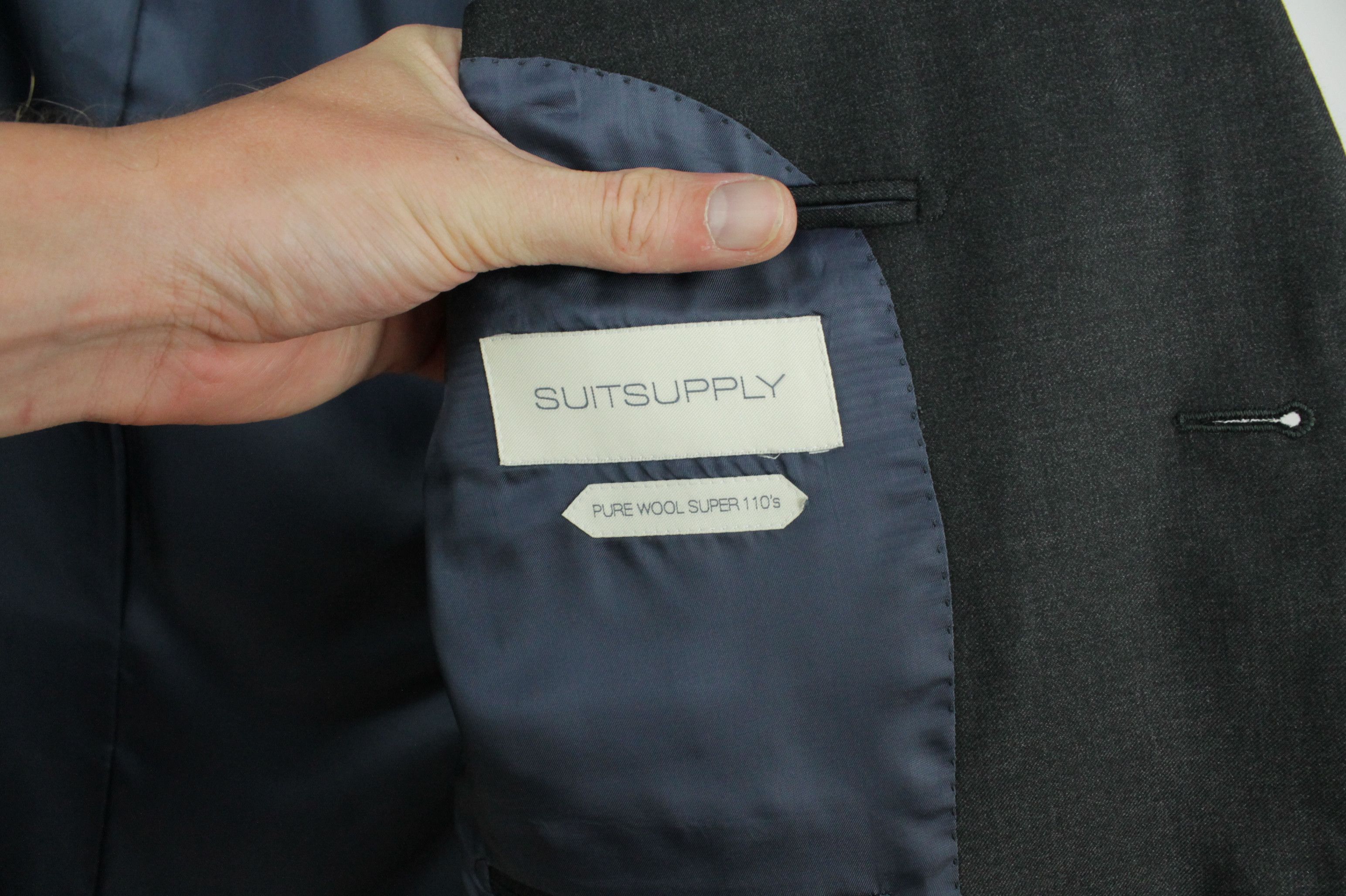 Suitsupply Suitsupply Napoli Slim Fit Barberis 110's Blazer Jacket Size US L / EU 52-54 / 3 - 8 Thumbnail