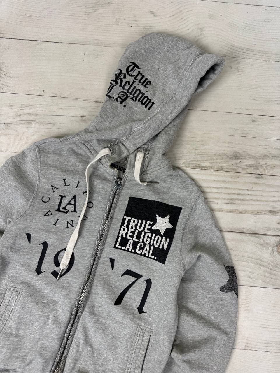 True Religion Vintage True Religion Hoodie Full Zip 1971 Multi Logo Y2K Size US S / EU 44-46 / 1 - 4 Thumbnail