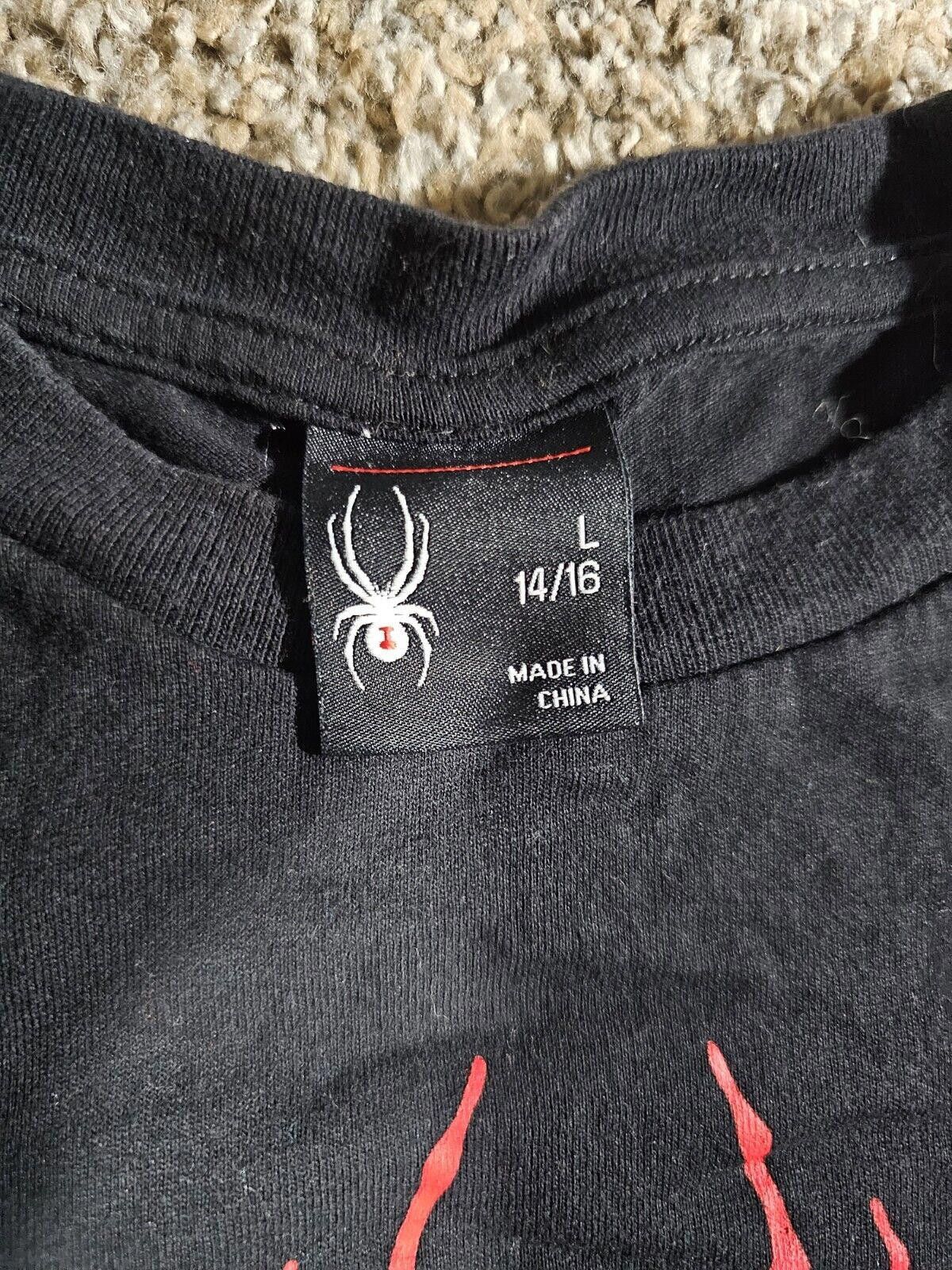 Spyder Spyder L(14/16) kids black t-shirt Size US XXS / EU 40 - 3 Thumbnail