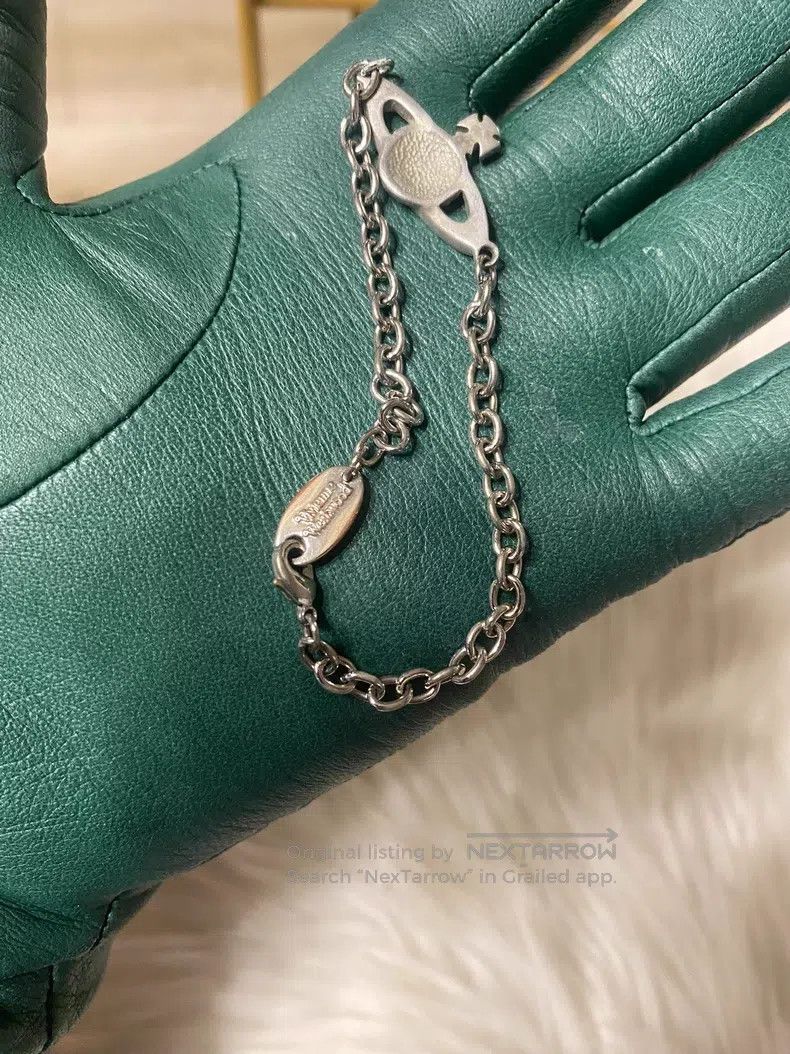 Vivienne Westwood Vivienne Westwood Vintage white diamond flat bracelet Size ONE SIZE - 3 Thumbnail