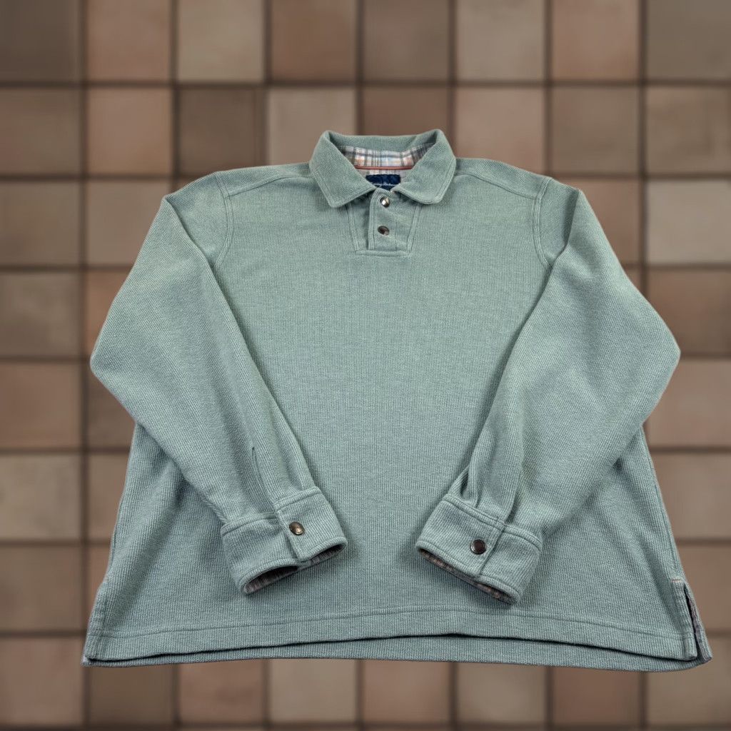 Tommy Bahama Tommy Bahama Sweater Mens M Green Collared Long Sleeve Pullover Size US M / EU 48-50 / 2 - 1 Thumbnail