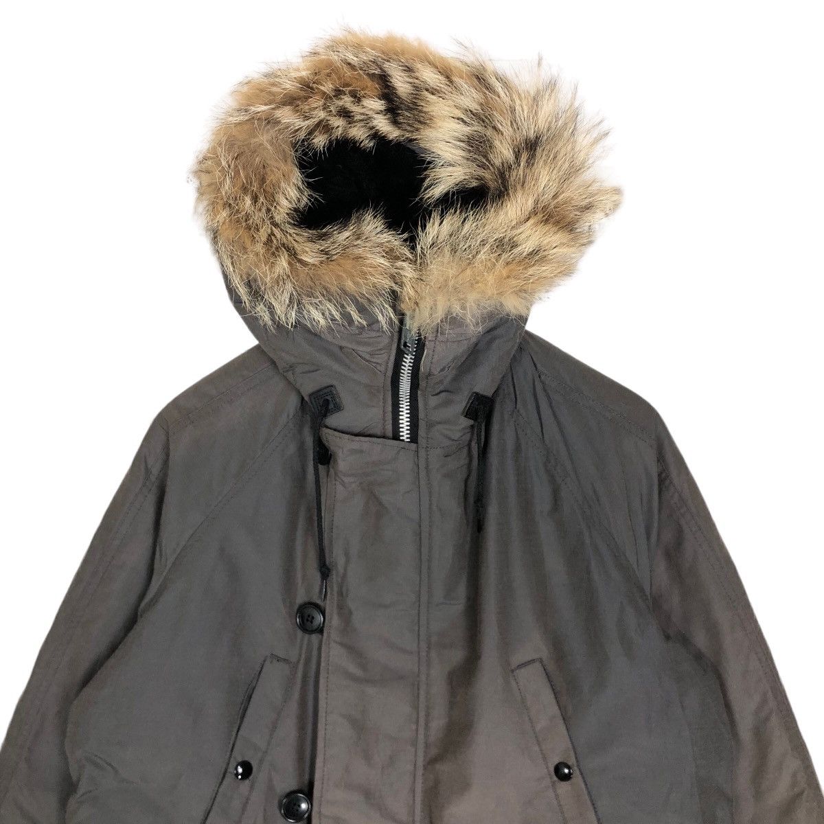 I. Spiewak And Sons Vintage 90s Golden Fleece By Spiewak M-65 Hooded Furs Jacket Size US M / EU 48-50 / 2 - 3 Thumbnail